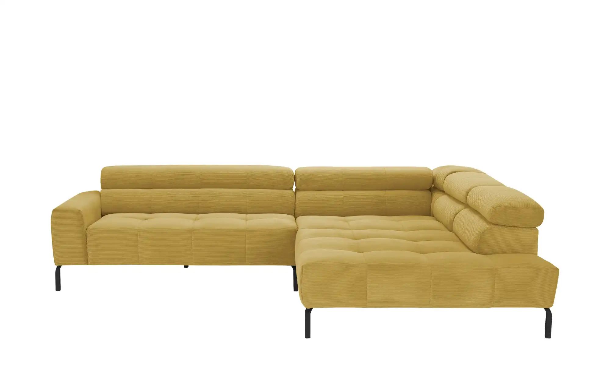 Max Schelling Ecksofa verstellbare Kopfteile MS Verve ¦ gelb ¦ Maße (cm): B günstig online kaufen