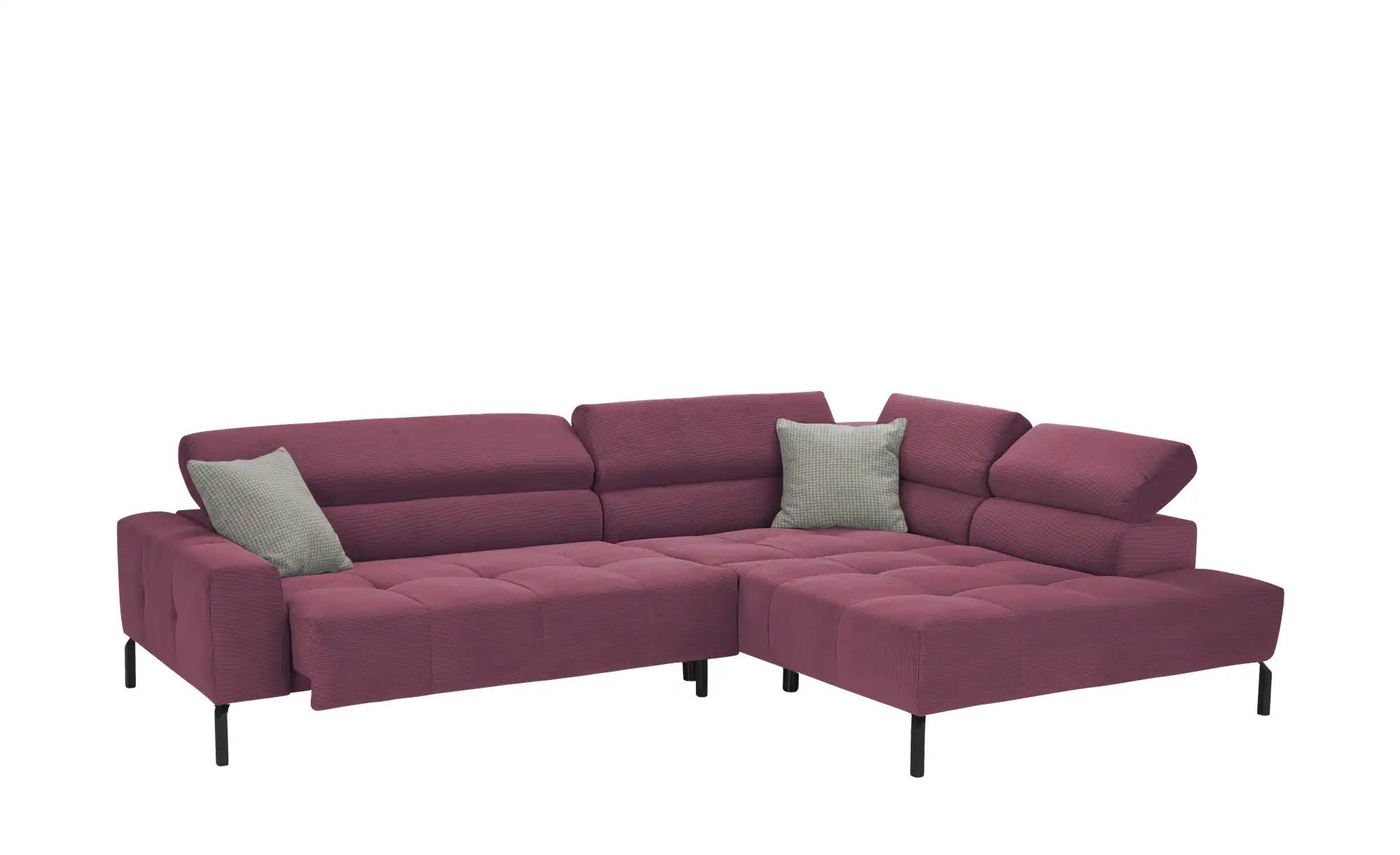 Thumbnail - Max Schelling Ecksofa verstellbare Kopfteile MS Verve ¦ lila/violett ¦ Maße (cm): B: 311 H: 88 T: 219.0 Polstermöbel > S...