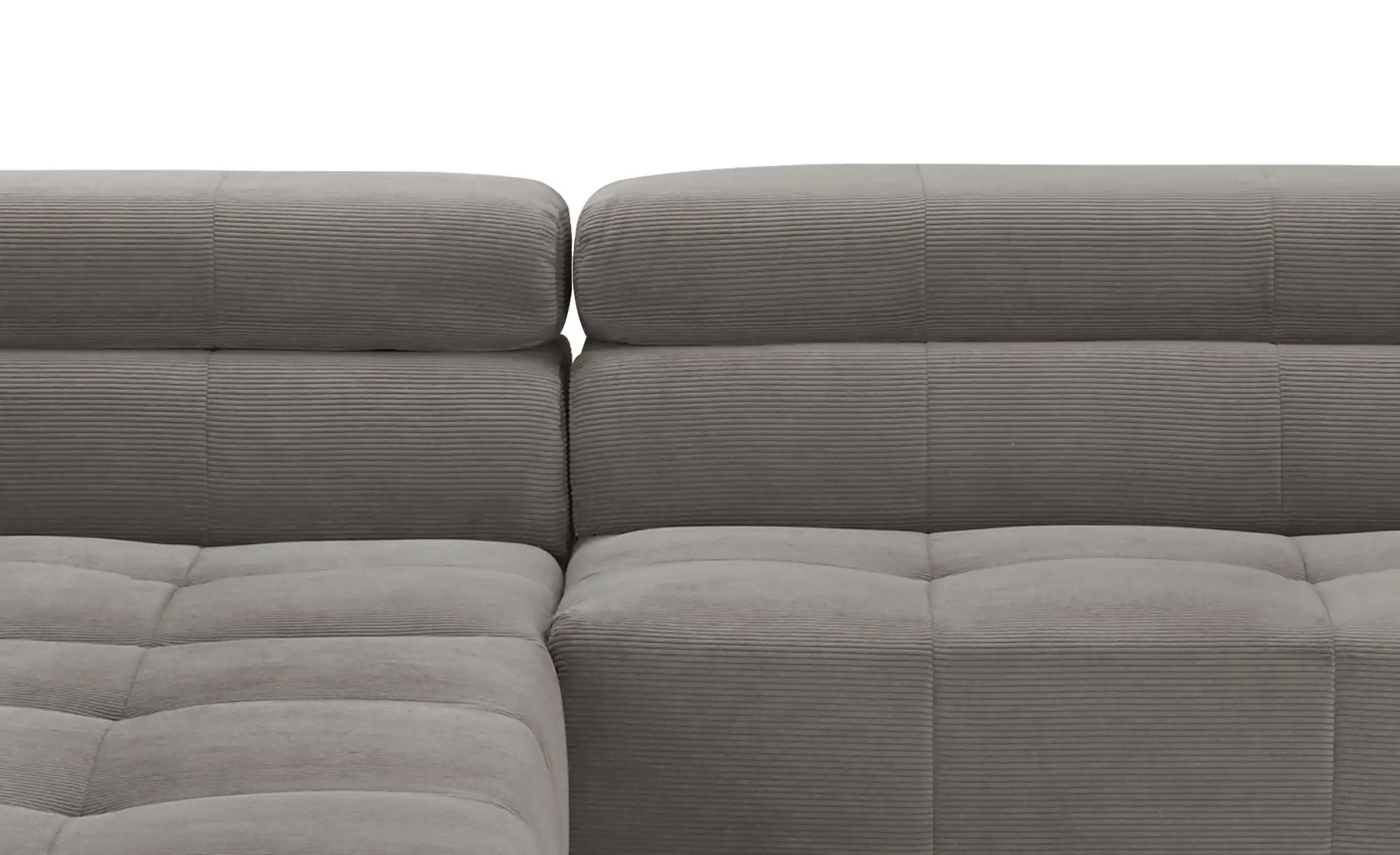 Max Schelling Ecksofa verstellbare Kopfteile MS Verve ¦ grau ¦ Maße (cm): B günstig online kaufen