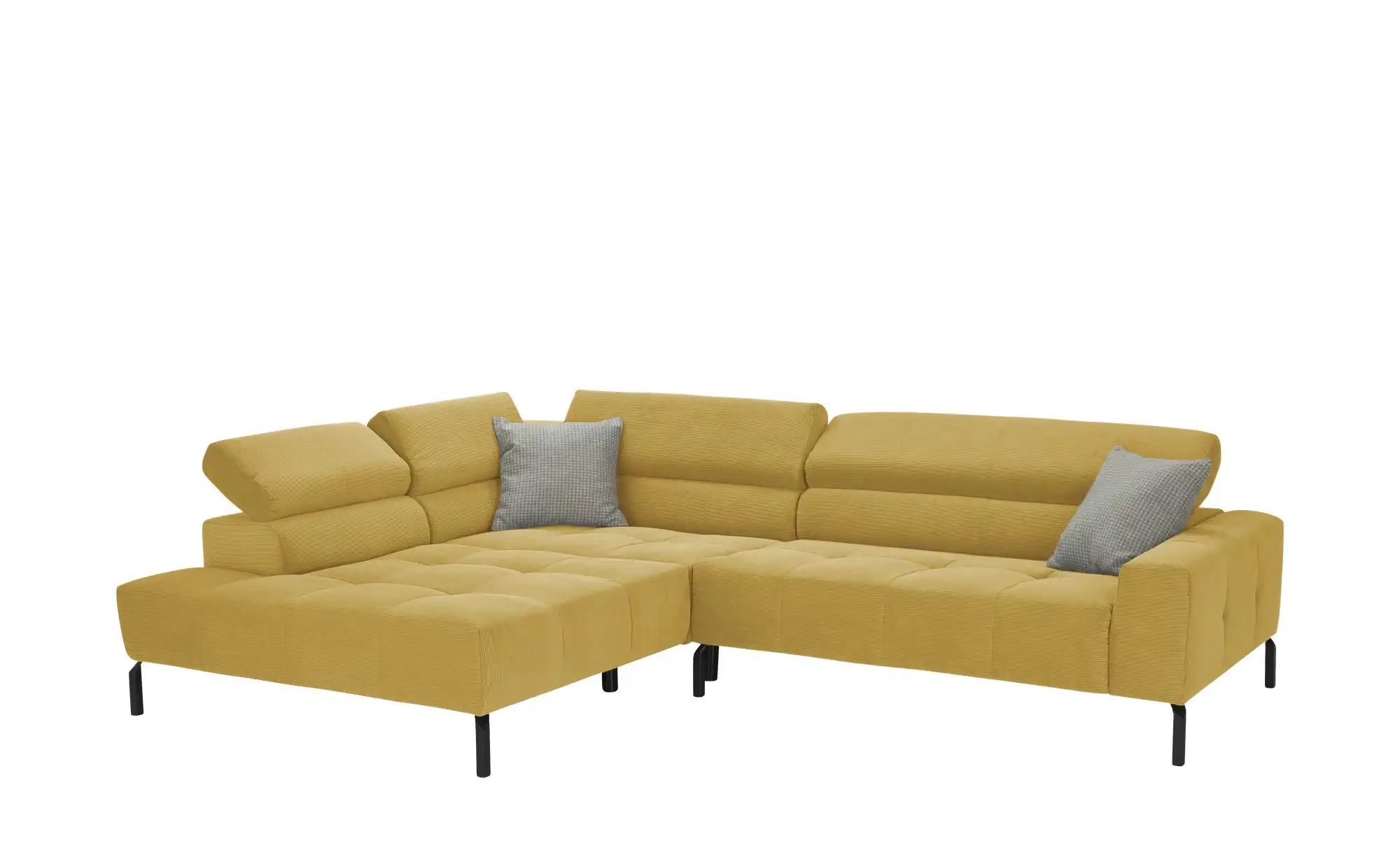 Thumbnail - Max Schelling Ecksofa verstellbare Kopfteile MS Verve ¦ gelb ¦ Maße (cm): B: 311 H: 88 T: 219.0 Polstermöbel > Sofas > E...