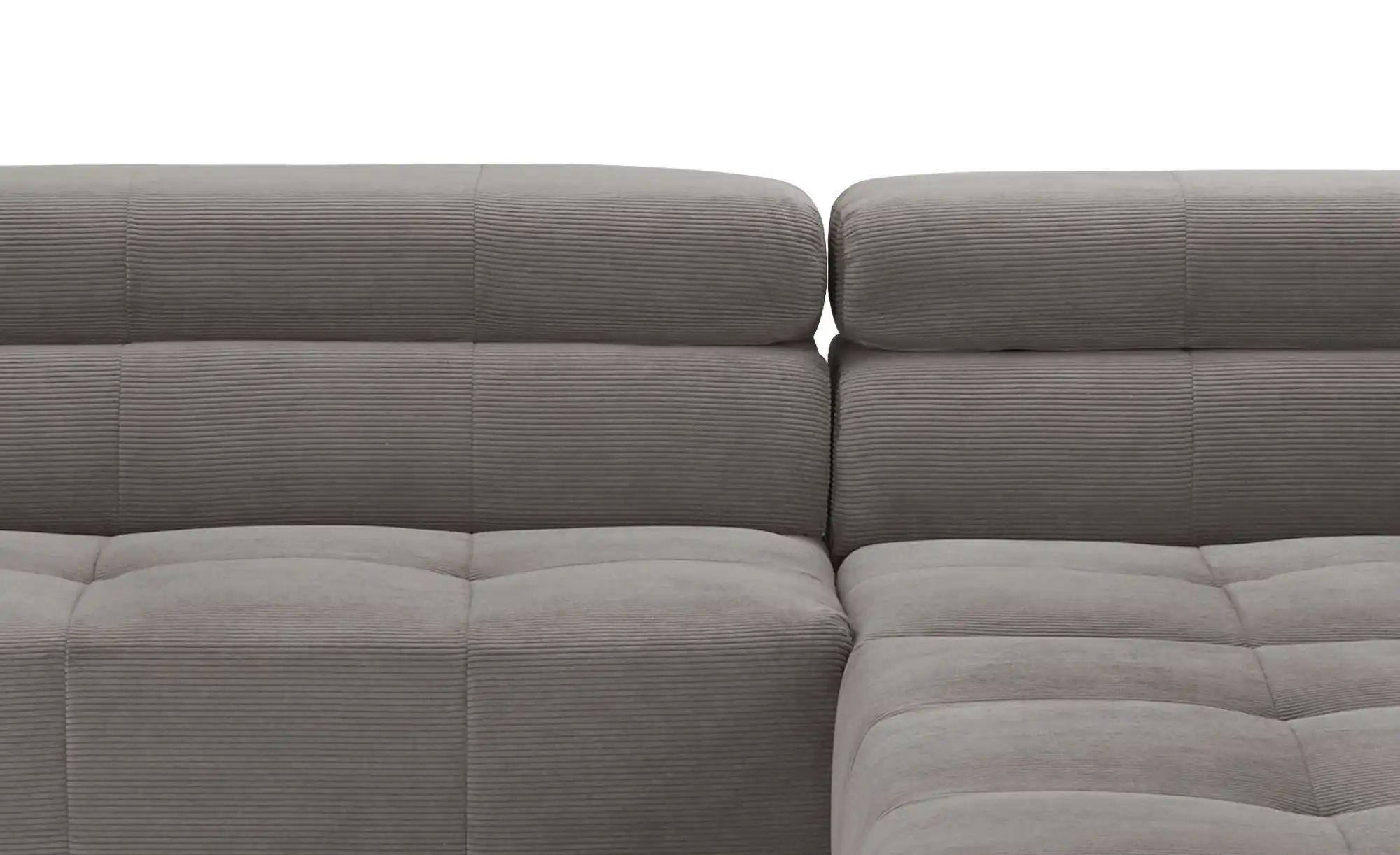 Max Schelling Ecksofa verstellbare Kopfteile MS Verve ¦ grau ¦ Maße (cm): B günstig online kaufen