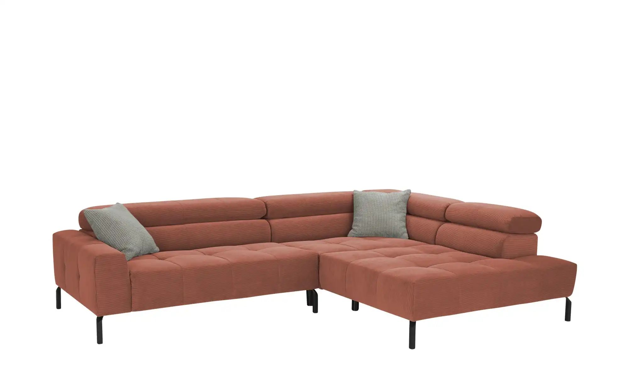 Max Schelling Ecksofa verstellbare Kopfteile MS Verve ¦ braun ¦ Maße (cm): günstig online kaufen