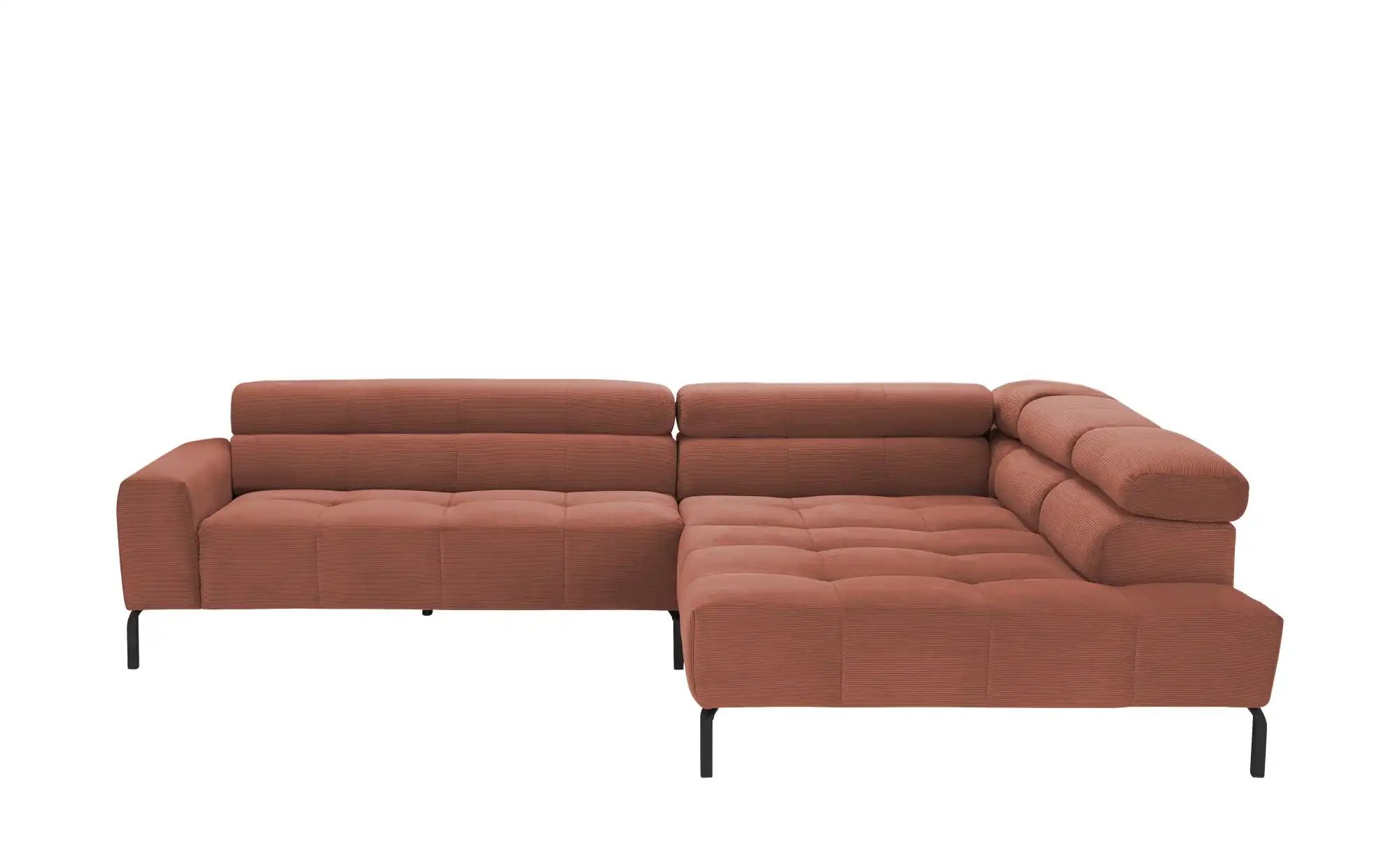 Max Schelling Ecksofa verstellbare Kopfteile MS Verve ¦ braun ¦ Maße (cm): günstig online kaufen