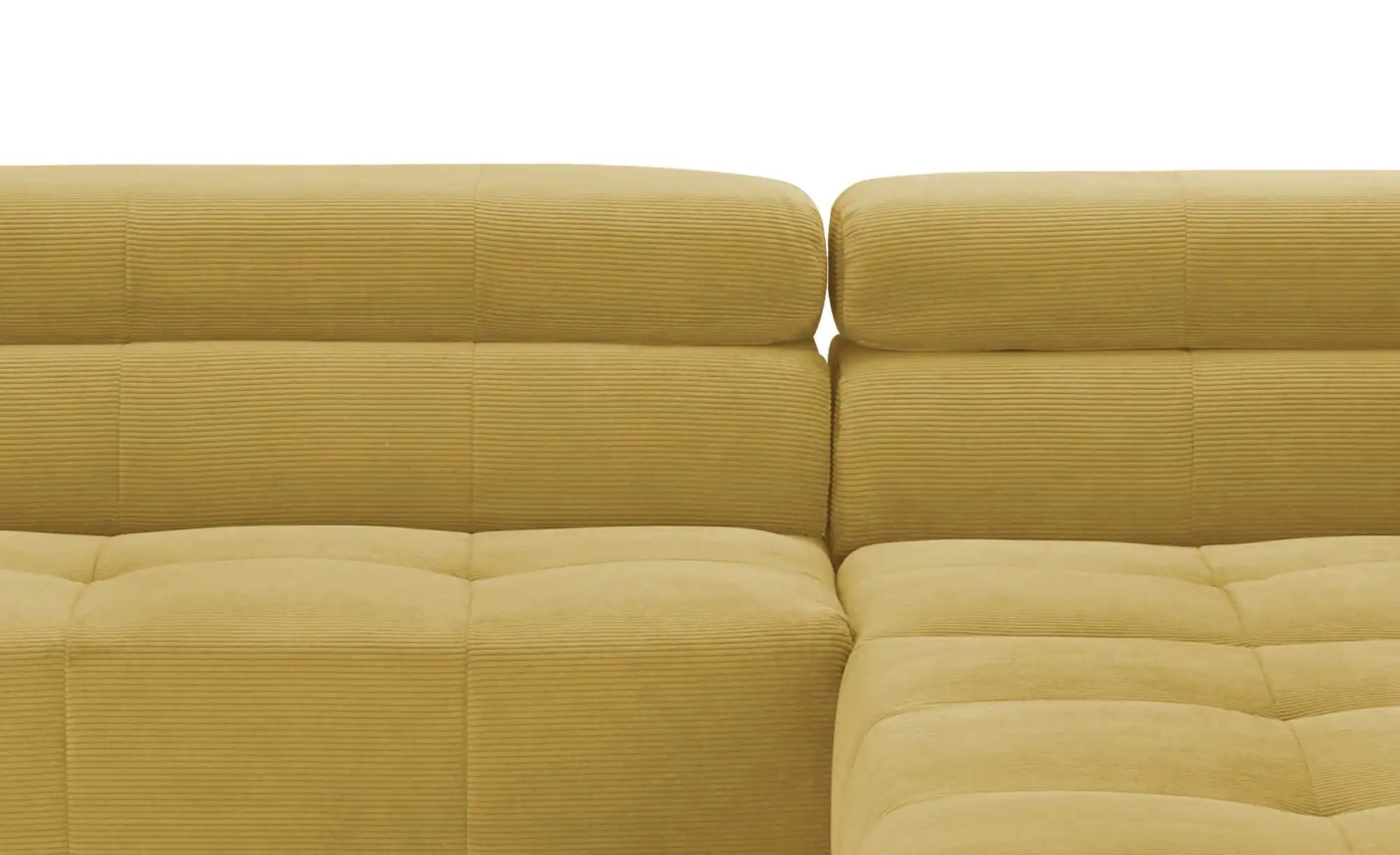 Max Schelling Ecksofa verstellbare Kopfteile MS Verve ¦ gelb ¦ Maße (cm): B günstig online kaufen