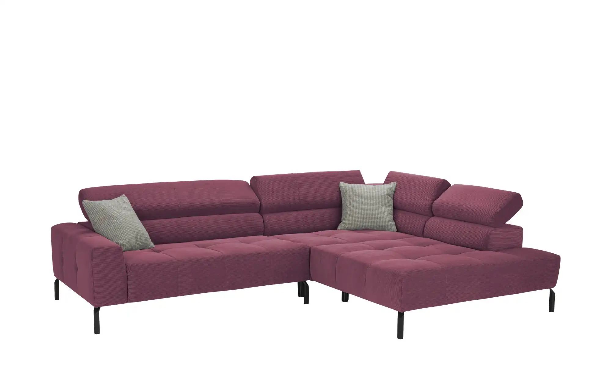 Max Schelling Ecksofa verstellbare Kopfteile MS Verve ¦ lila/violett ¦ Maße günstig online kaufen