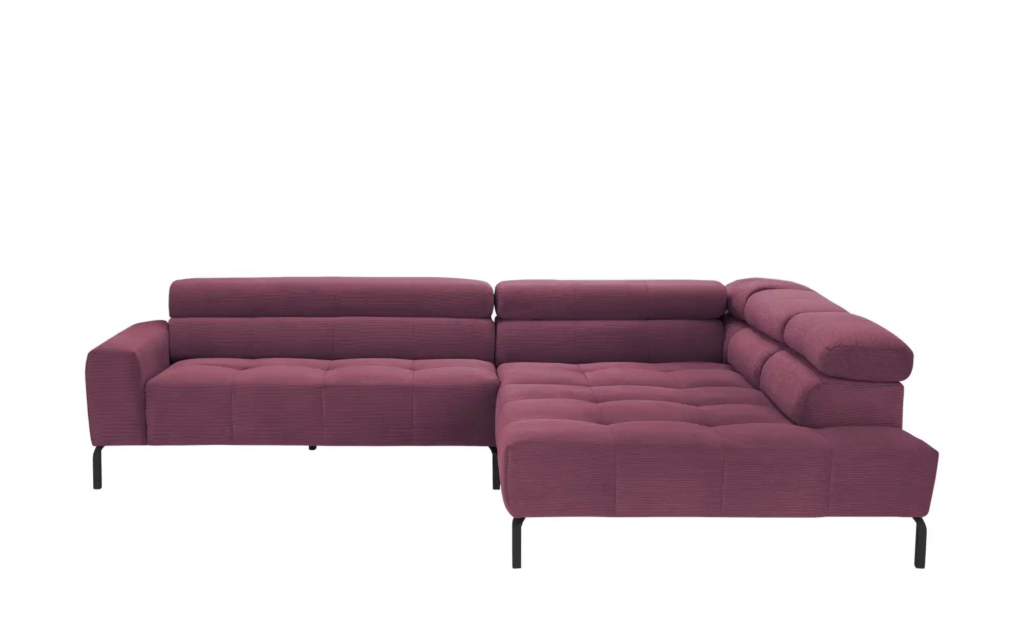 Max Schelling Ecksofa verstellbare Kopfteile MS Verve ¦ lila/violett ¦ Maße günstig online kaufen