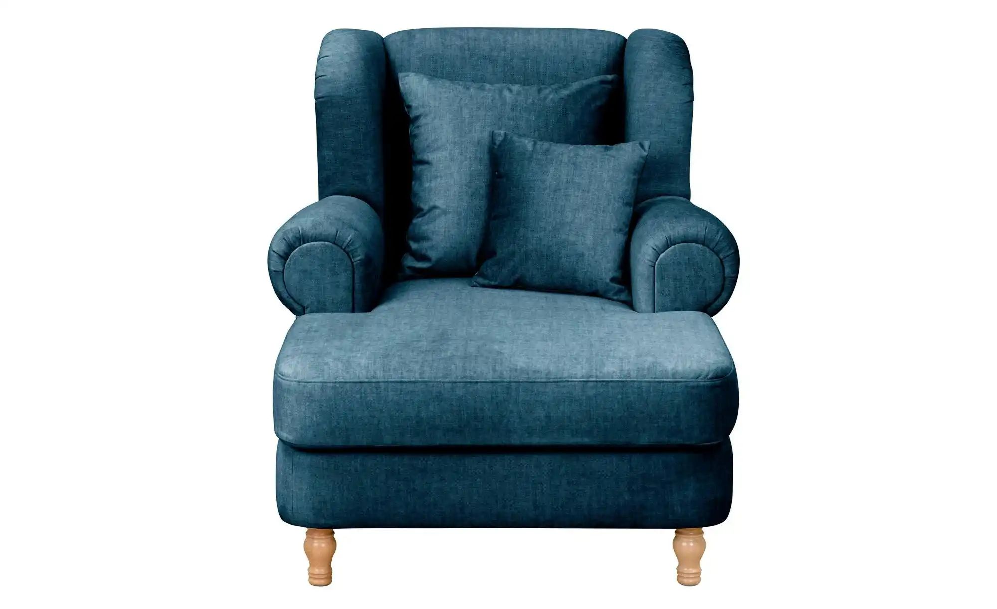 Thumbnail - Max Winzer Big-Sessel  Mareille ¦ blau ¦ Maße (cm): B: 103 H: 103 Polstermöbel > Sessel > Ohrensessel - Höffner