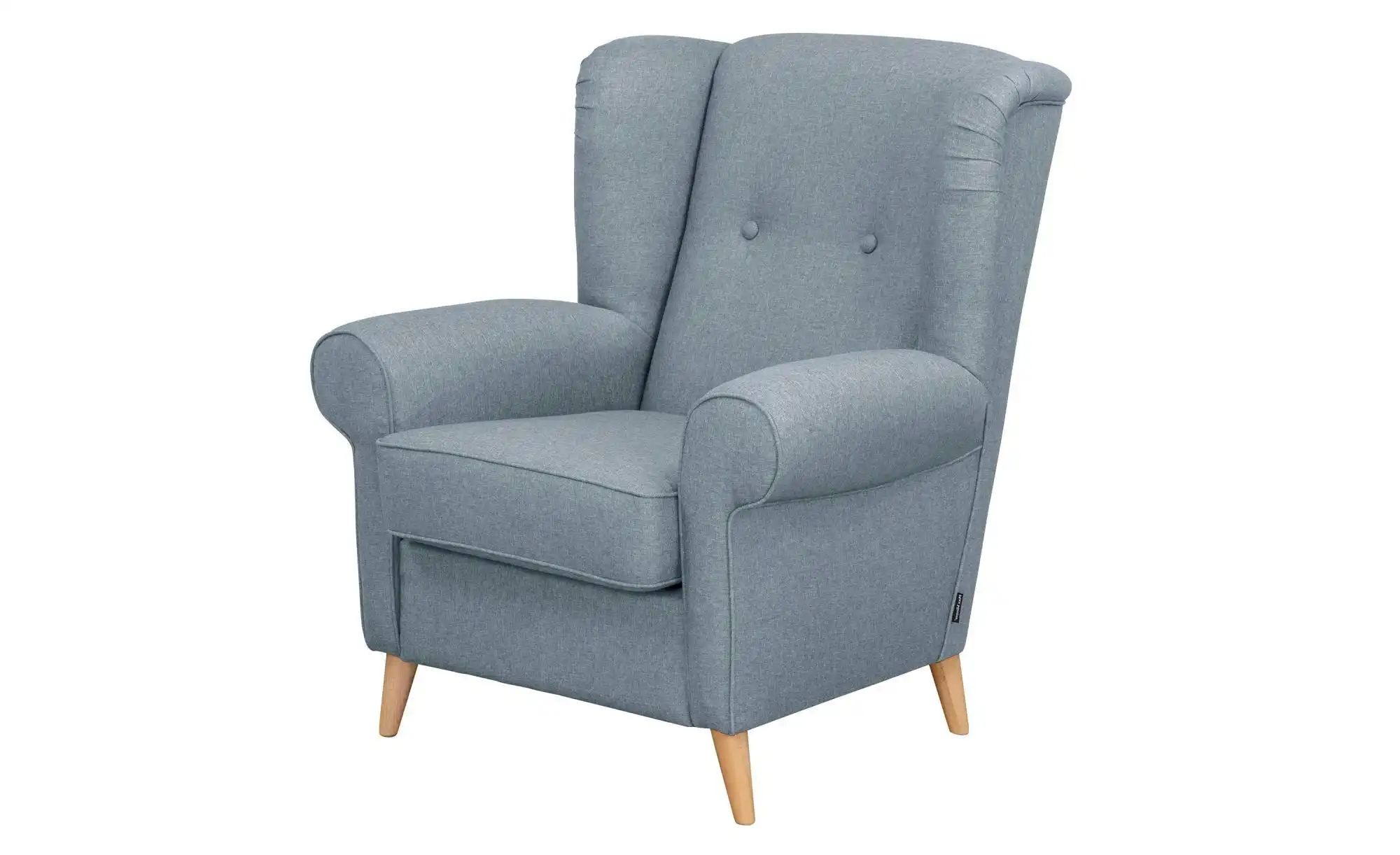 Max Winzer Sessel  Anton ¦ blau ¦ Maße (cm): B: 88 H: 99 Polstermöbel > Ses günstig online kaufen