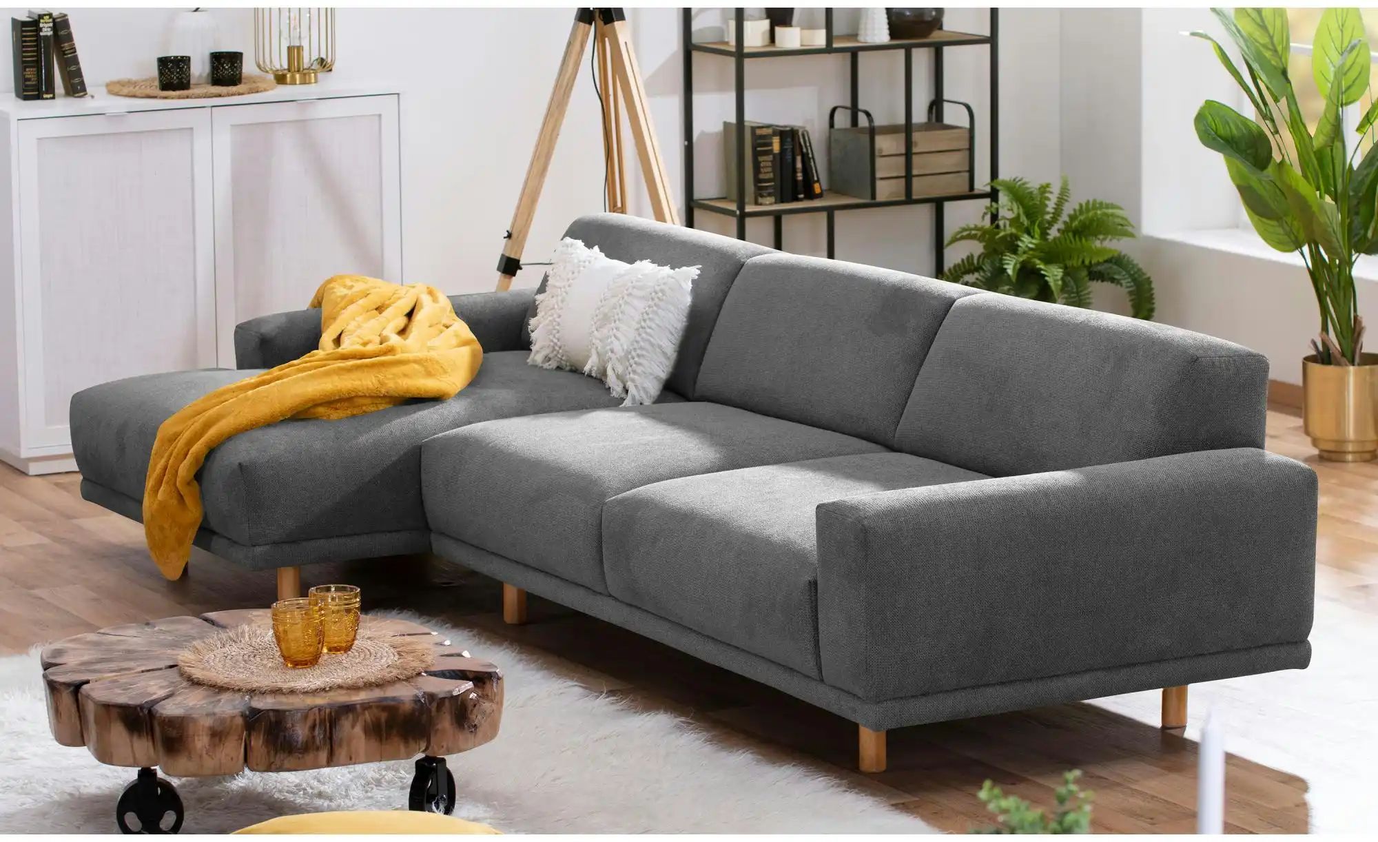 Thumbnail - Max Winzer Ecksofa Penelope ¦ grau ¦ Maße (cm): B: 283 H: 68 Polstermöbel > Sofas > Ecksofas - Höffner