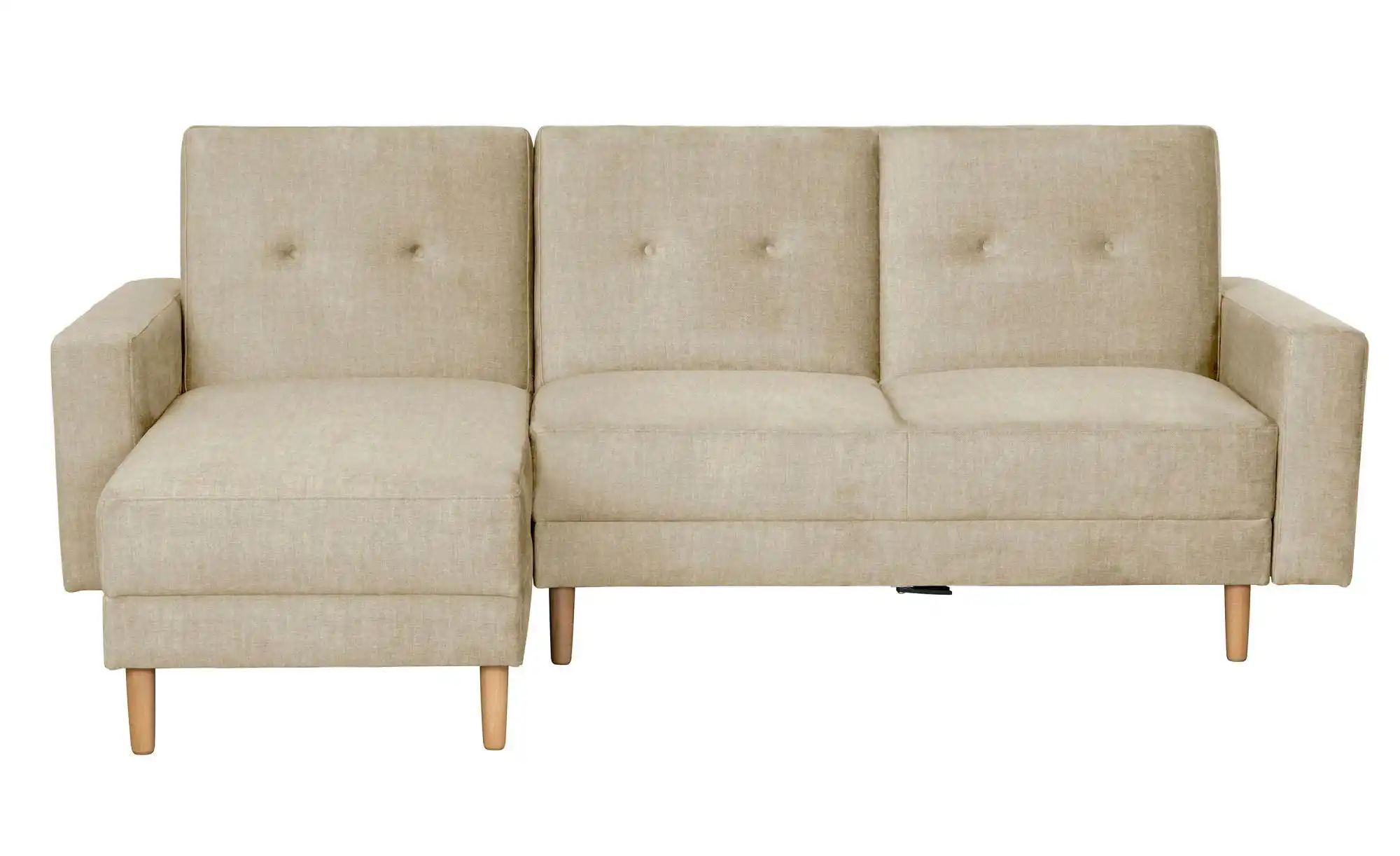 Max Winzer Ecksofa mit Hocker Just Cool ¦ beige ¦ Maße (cm): B: 230 H: 92 P günstig online kaufen