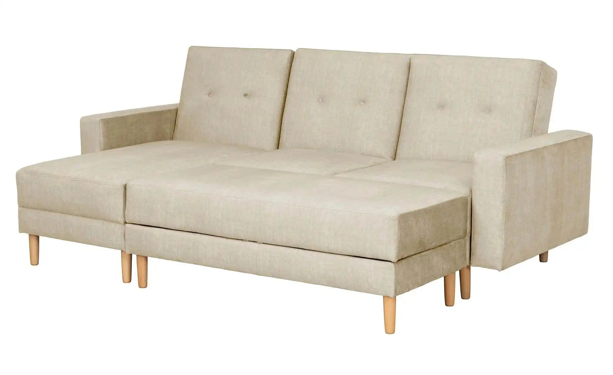 Thumbnail - Max Winzer Ecksofa mit Hocker Just Cool ¦ beige ¦ Maße (cm): B: 230 H: 92 Polstermöbel > Sofas > Ecksofas - Höffner