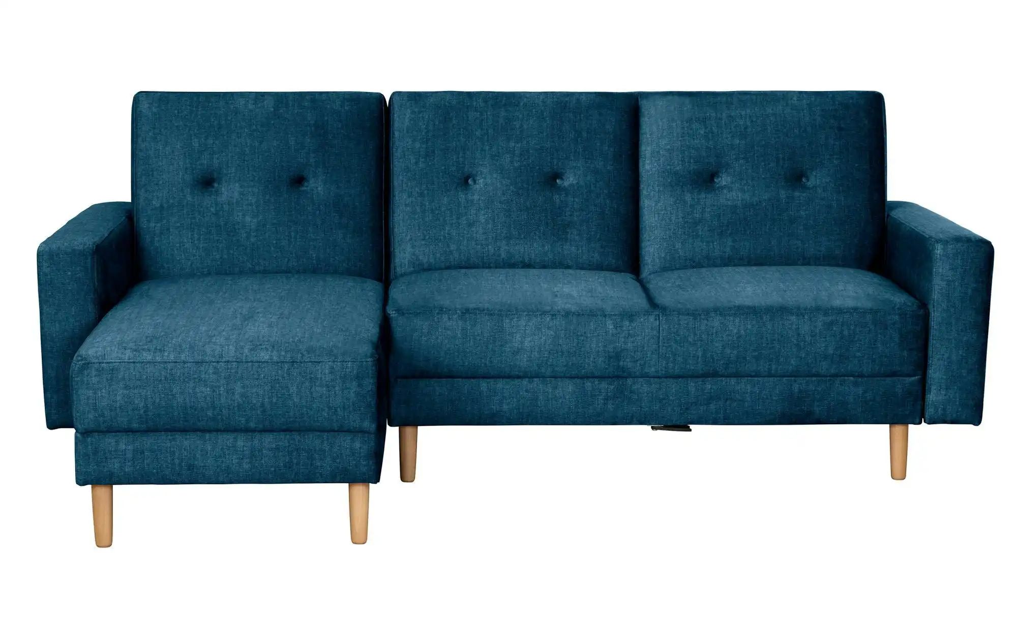 Max Winzer Ecksofa mit Hocker Just Cool ¦ blau ¦ Maße (cm): B: 230 H: 92 Po günstig online kaufen