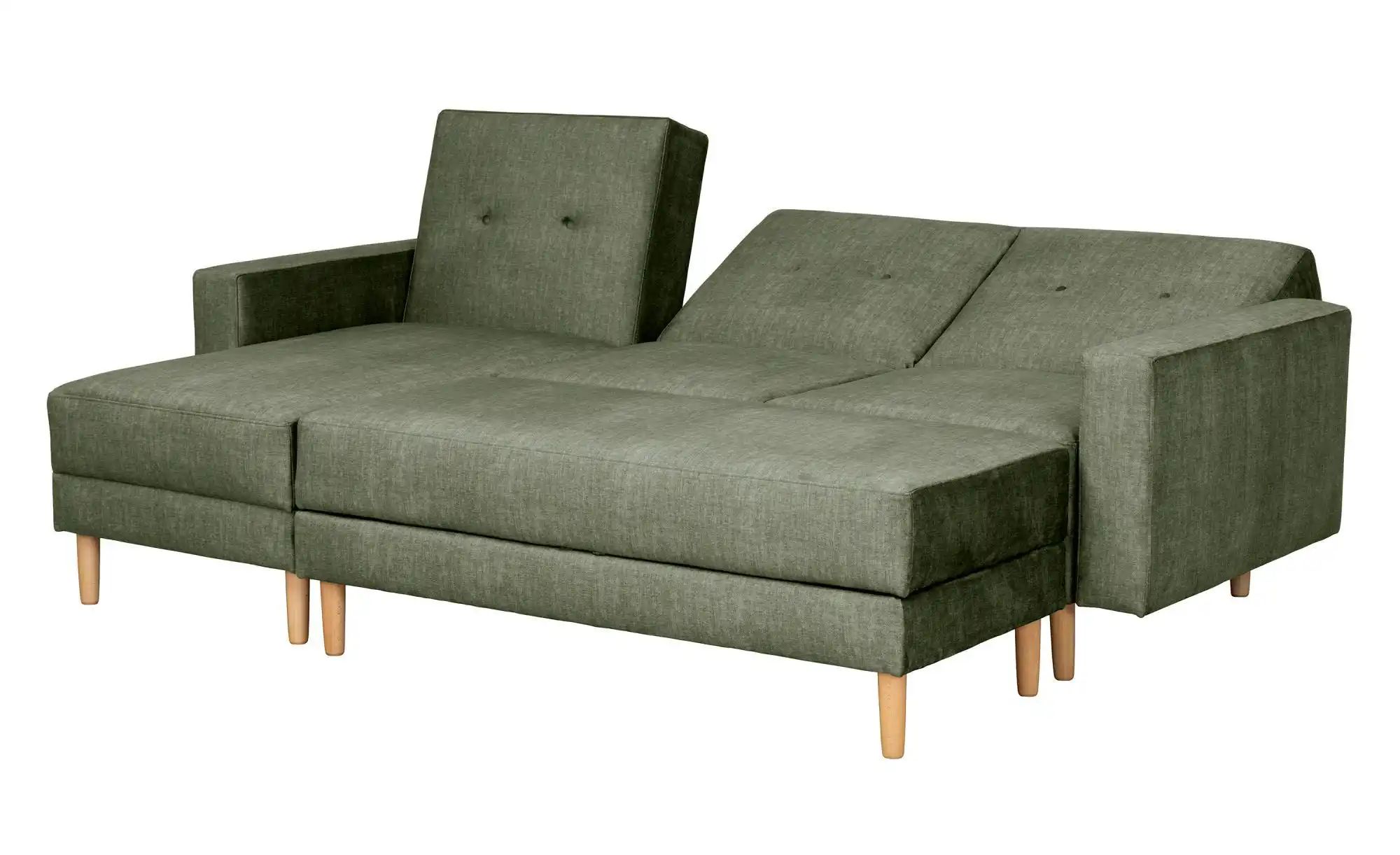 Thumbnail - Max Winzer Ecksofa mit Hocker Just Cool ¦ grün ¦ Maße (cm): B: 230 H: 92 Polstermöbel > Sofas > Ecksofas - Höffner