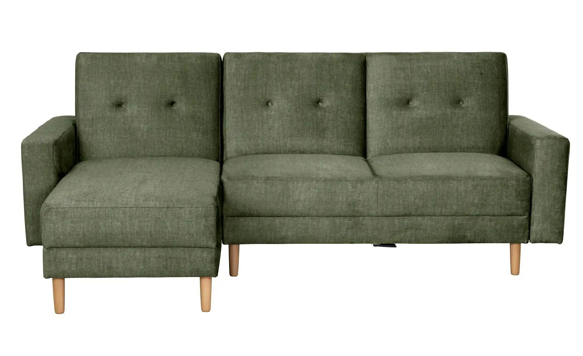 Max Winzer Ecksofa mit Hocker Just Cool ¦ grün ¦ Maße (cm): B: 230 H: 92 Po günstig online kaufen