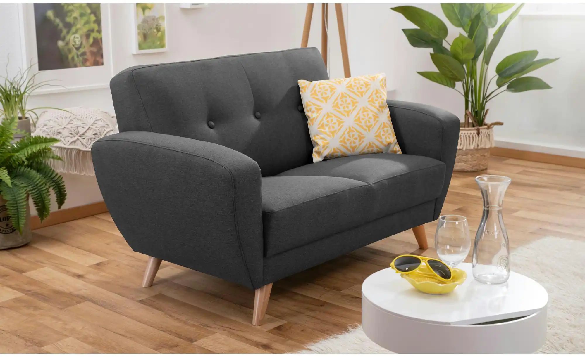 Max Winzer Einzelsofa  Jerry ¦ grau ¦ Maße (cm): B: 136 H: 85 Polstermöbel günstig online kaufen