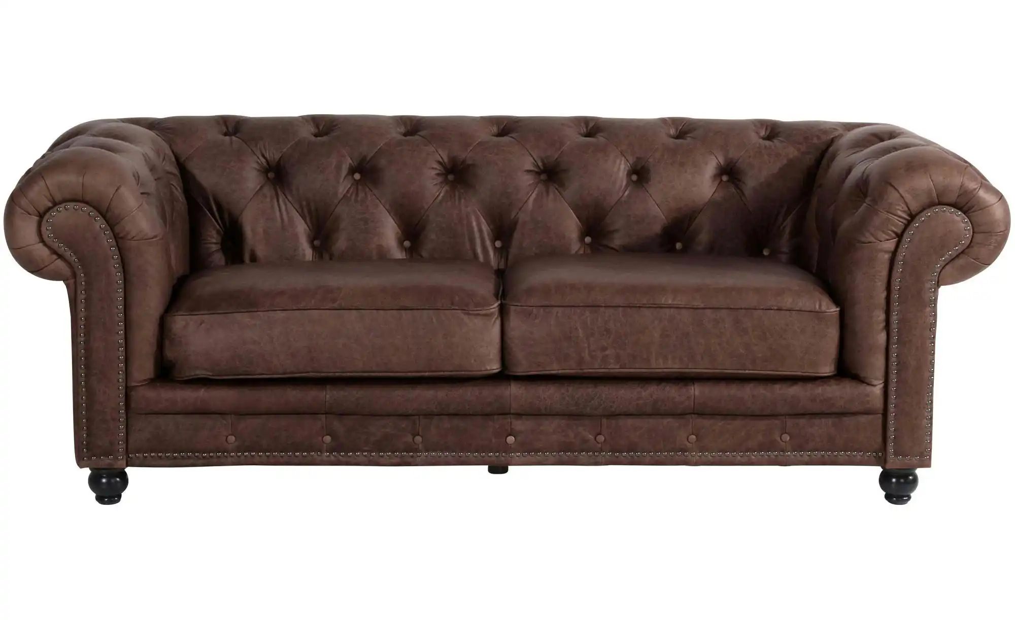 Max Winzer Chesterfieldsofa   ¦ braun ¦ Maße (cm): B: 216 H: 77 Polstermöbe günstig online kaufen