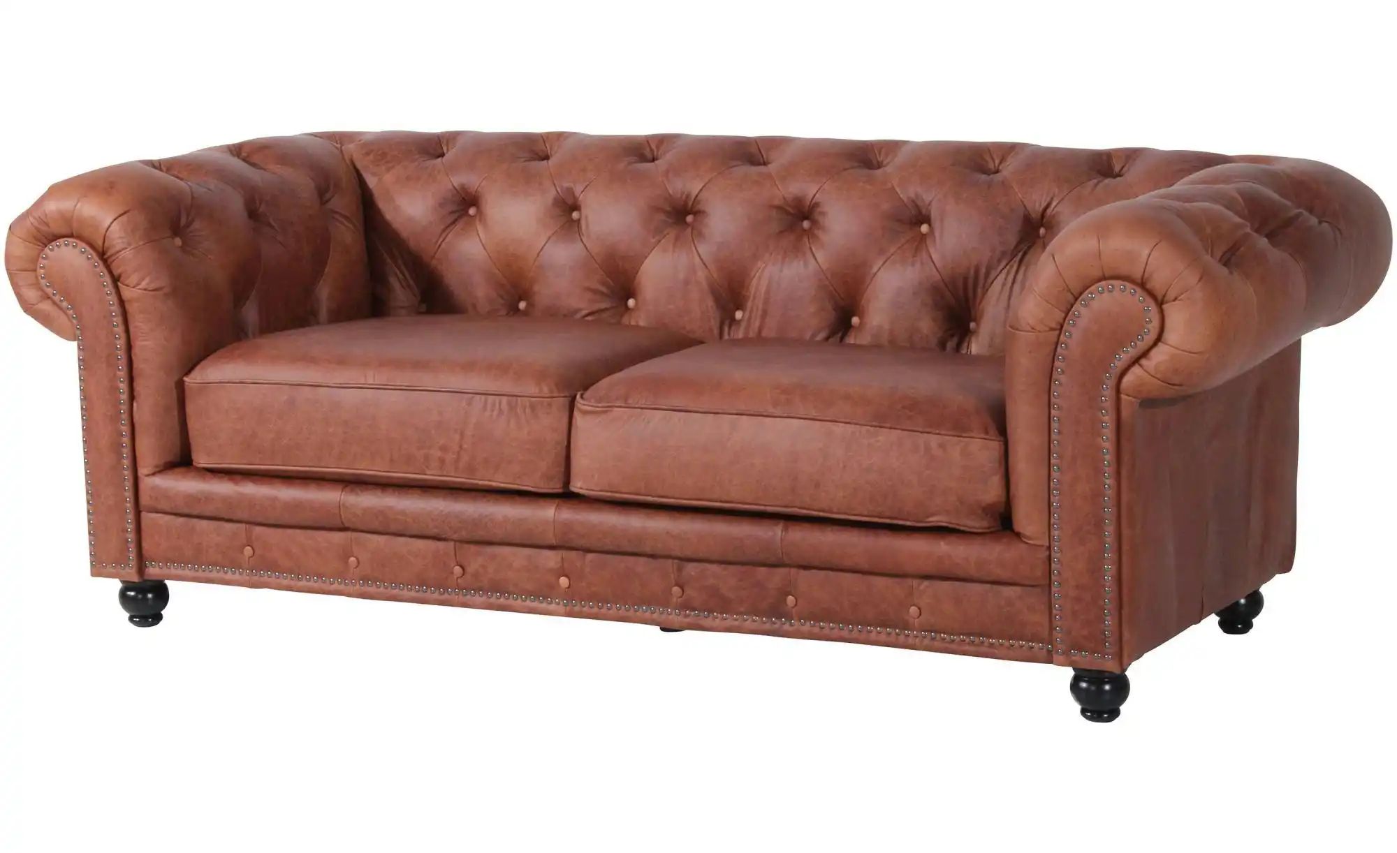 Max Winzer Chesterfieldsofa   ¦ braun ¦ Maße (cm): B: 216 H: 77 Polstermöbe günstig online kaufen