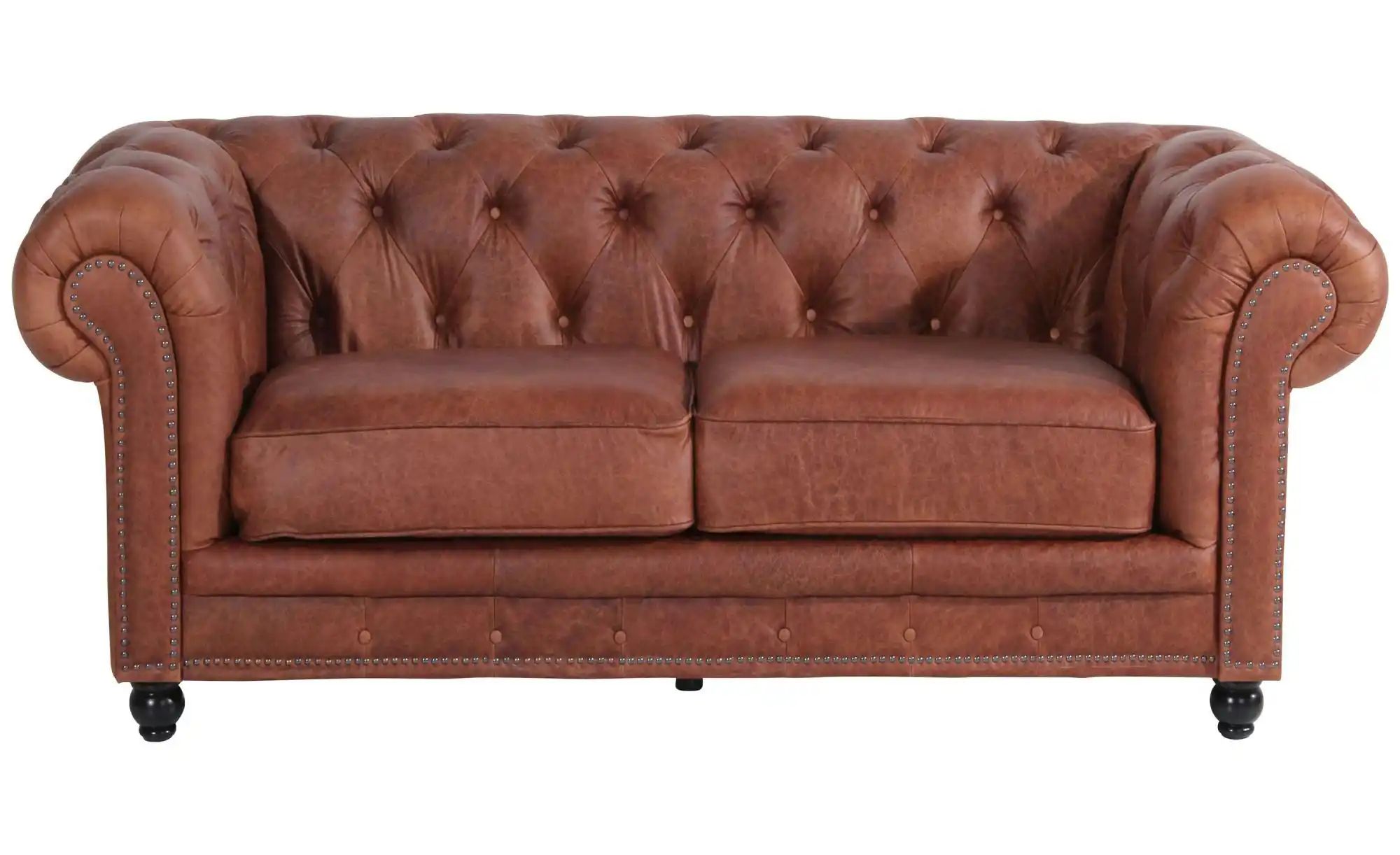 Max Winzer Chesterfieldsofa  Einzelsofa ¦ braun ¦ Maße (cm): B: 196 H: 77 P günstig online kaufen