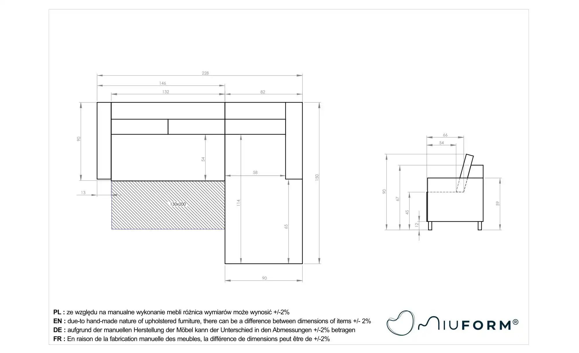 Miuform Ecksofa mit Schlaffunktion Charming Charlie ¦ beige ¦ Maße (cm): B: günstig online kaufen