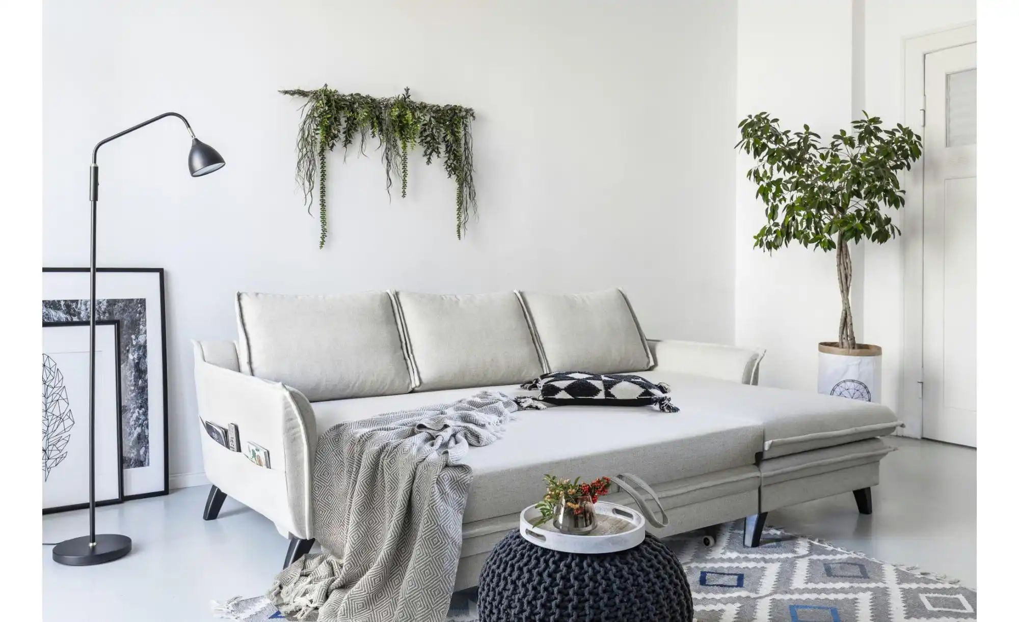 Thumbnail - Miuform Ecksofa mit Schlaffunktion Charming Charlie ¦ beige ¦ Maße (cm): B: 228 H: 90 Polstermöbel > Sofas > Ecksofas - ...