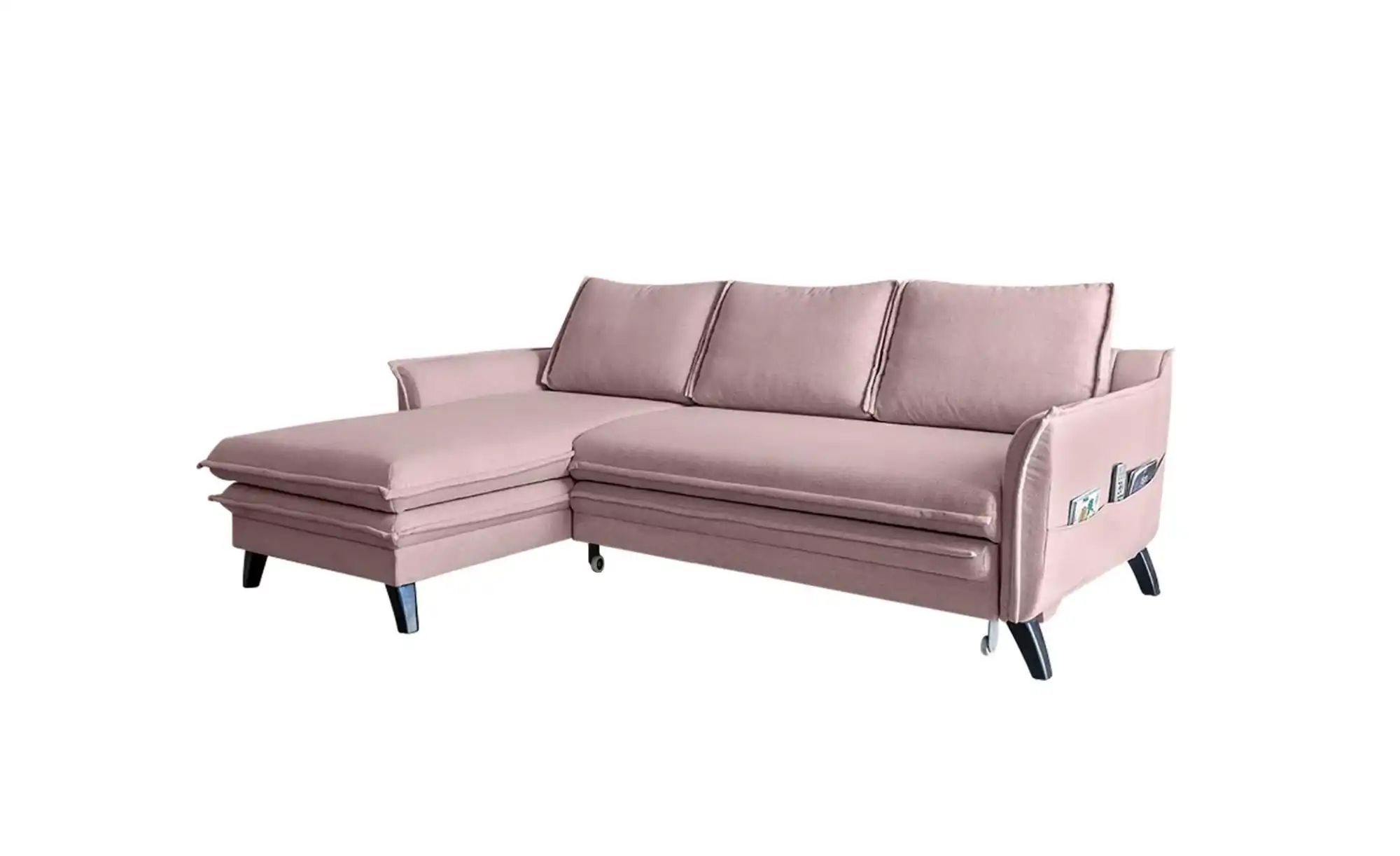 Miuform Ecksofa mit Schlaffunktion Charming Charlie ¦ rosa/pink ¦ Maße (cm) günstig online kaufen