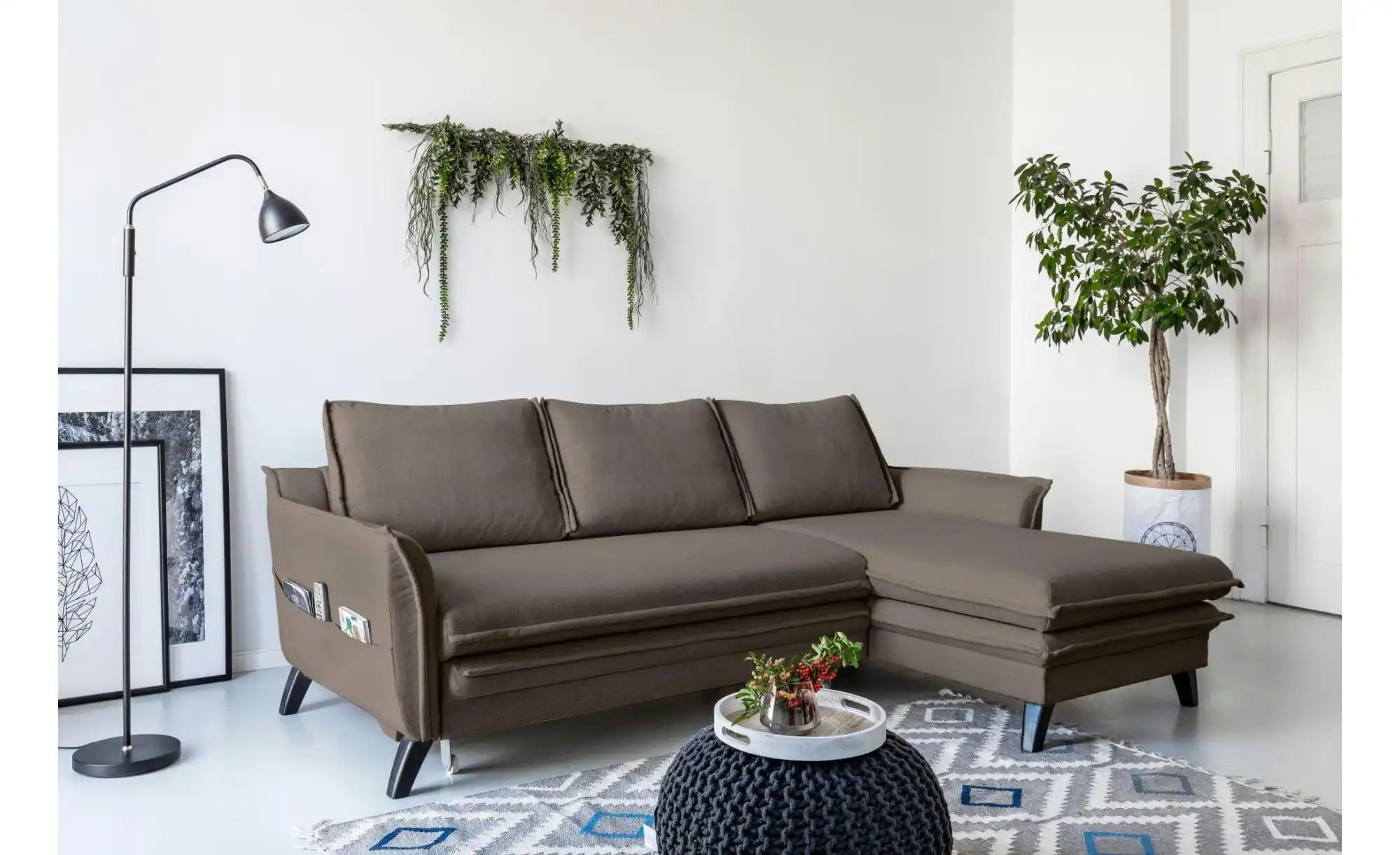 Thumbnail - Miuform Ecksofa mit Schlaffunktion Charming Charlie ¦ braun ¦ Maße (cm): B: 228 H: 90 Polstermöbel > Sofas > Ecksofas - ...