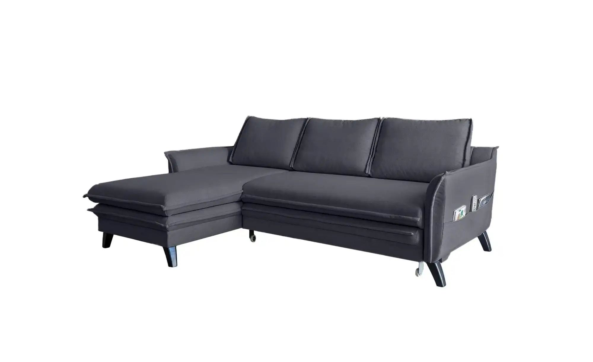 Miuform Ecksofa mit Schlaffunktion Charming Charlie ¦ grau ¦ Maße (cm): B: günstig online kaufen