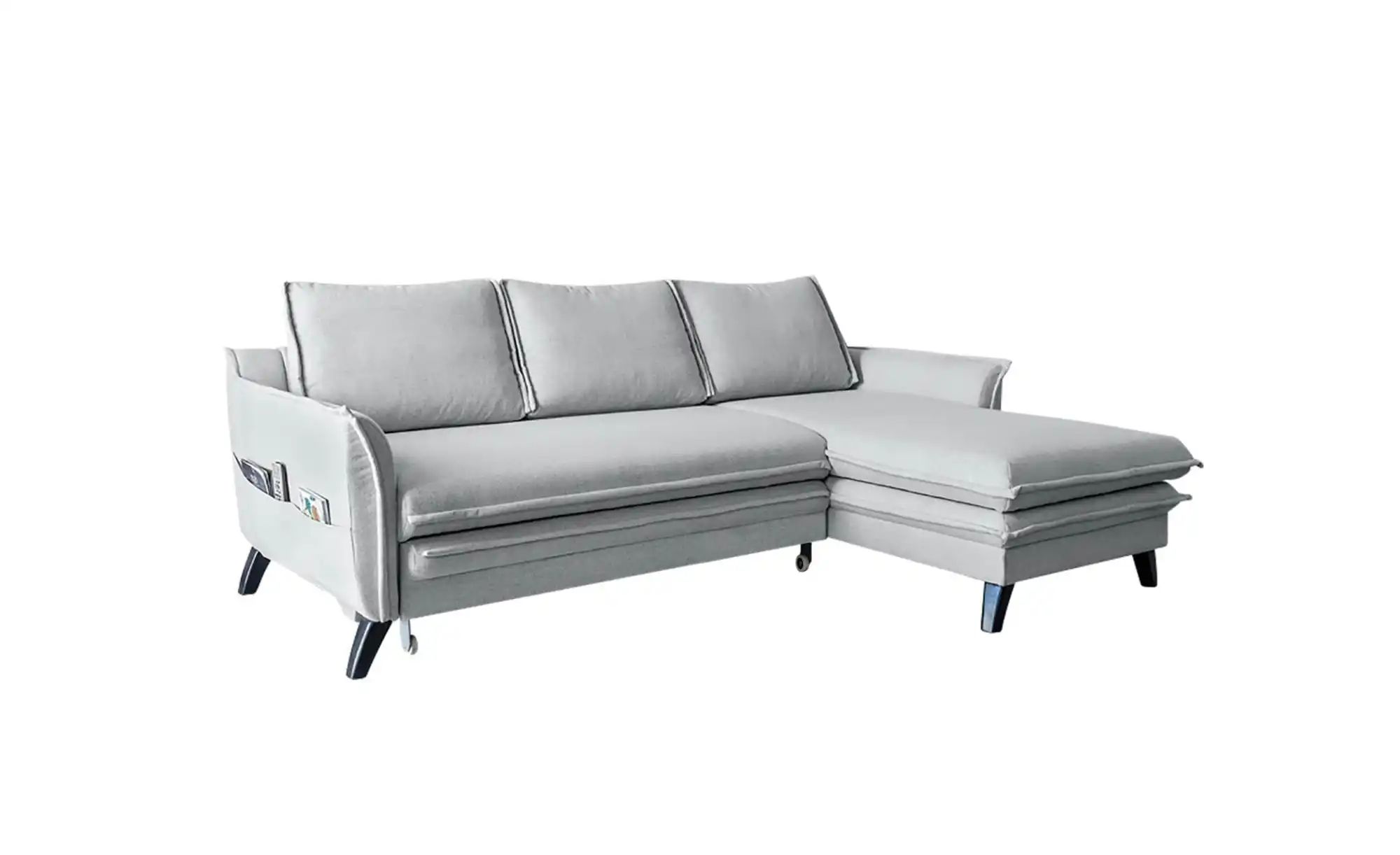 Miuform Ecksofa mit Schlaffunktion Charming Charlie ¦ grau ¦ Maße (cm): B: günstig online kaufen