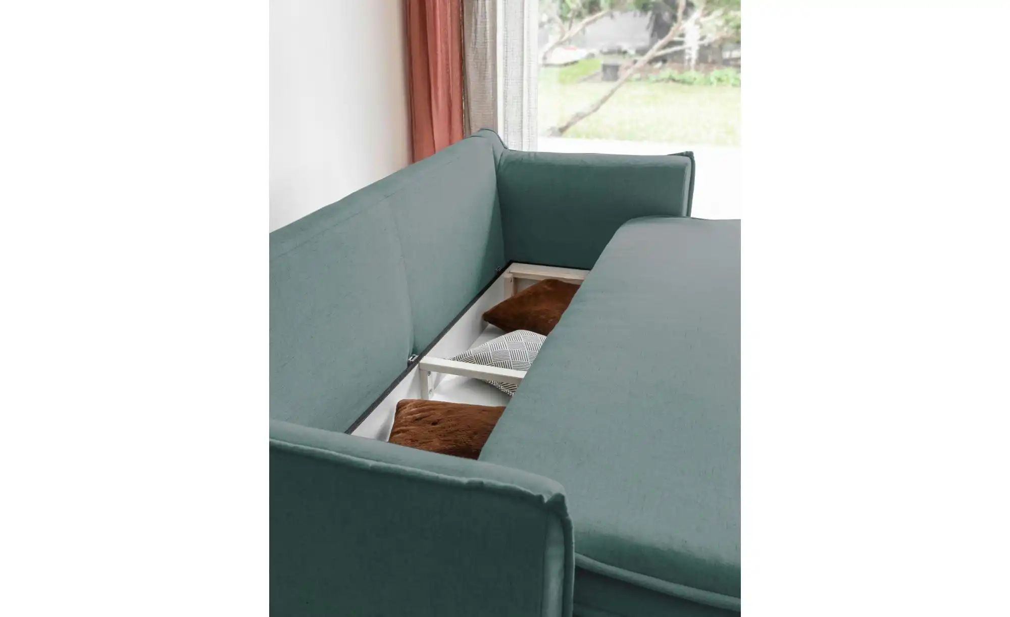 Miuform Einzelsofa mit Schlaffunktion Charming Charlie  ¦ blau ¦ Maße (cm): günstig online kaufen
