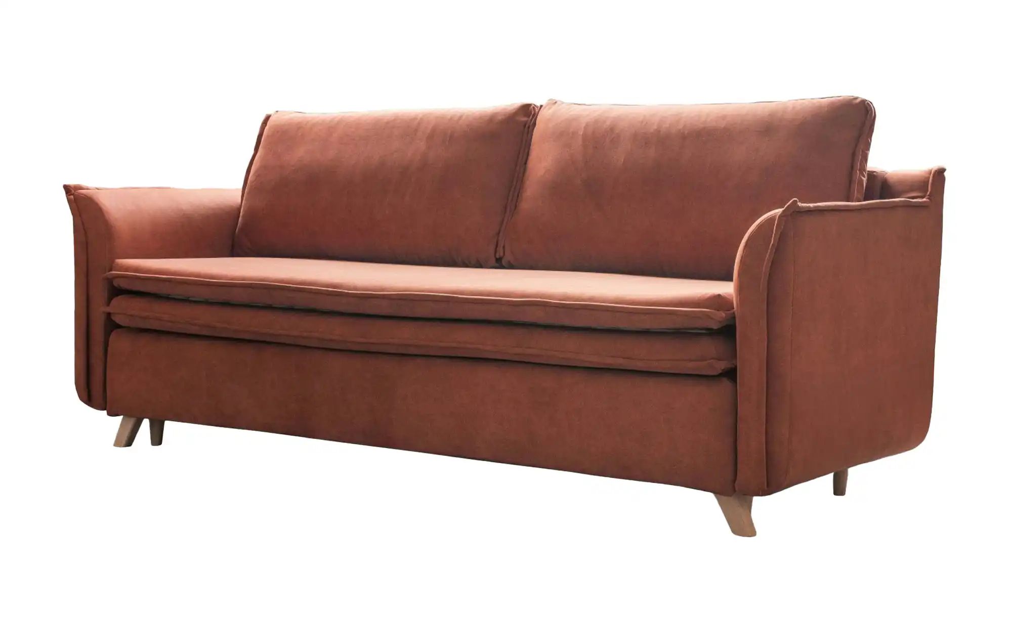 Miuform 3-Sitzer Sofa mit Bettfunktion  Charming Charlie ¦ rot ¦ Maße (cm): günstig online kaufen
