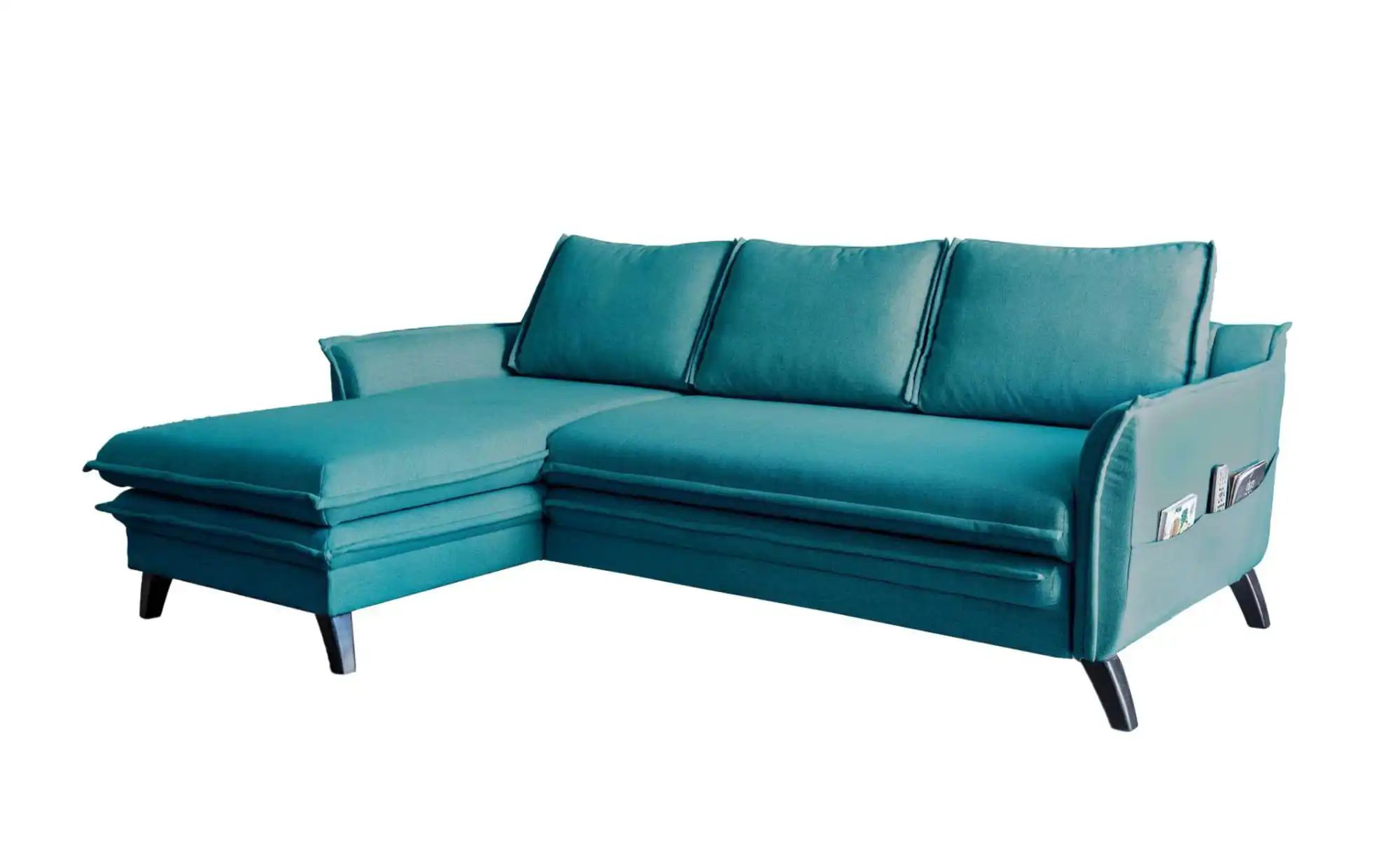 Miuform Ecksofa mit Schlaffunktion Charming Charlie ¦ türkis/petrol ¦ Maße günstig online kaufen