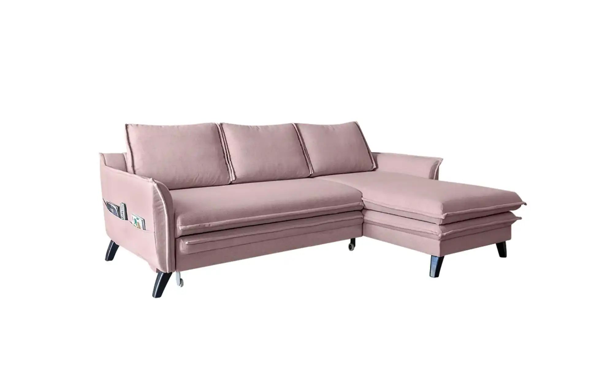 Miuform Ecksofa mit Schlaffunktion Charming Charlie ¦ rosa/pink ¦ Maße (cm) günstig online kaufen