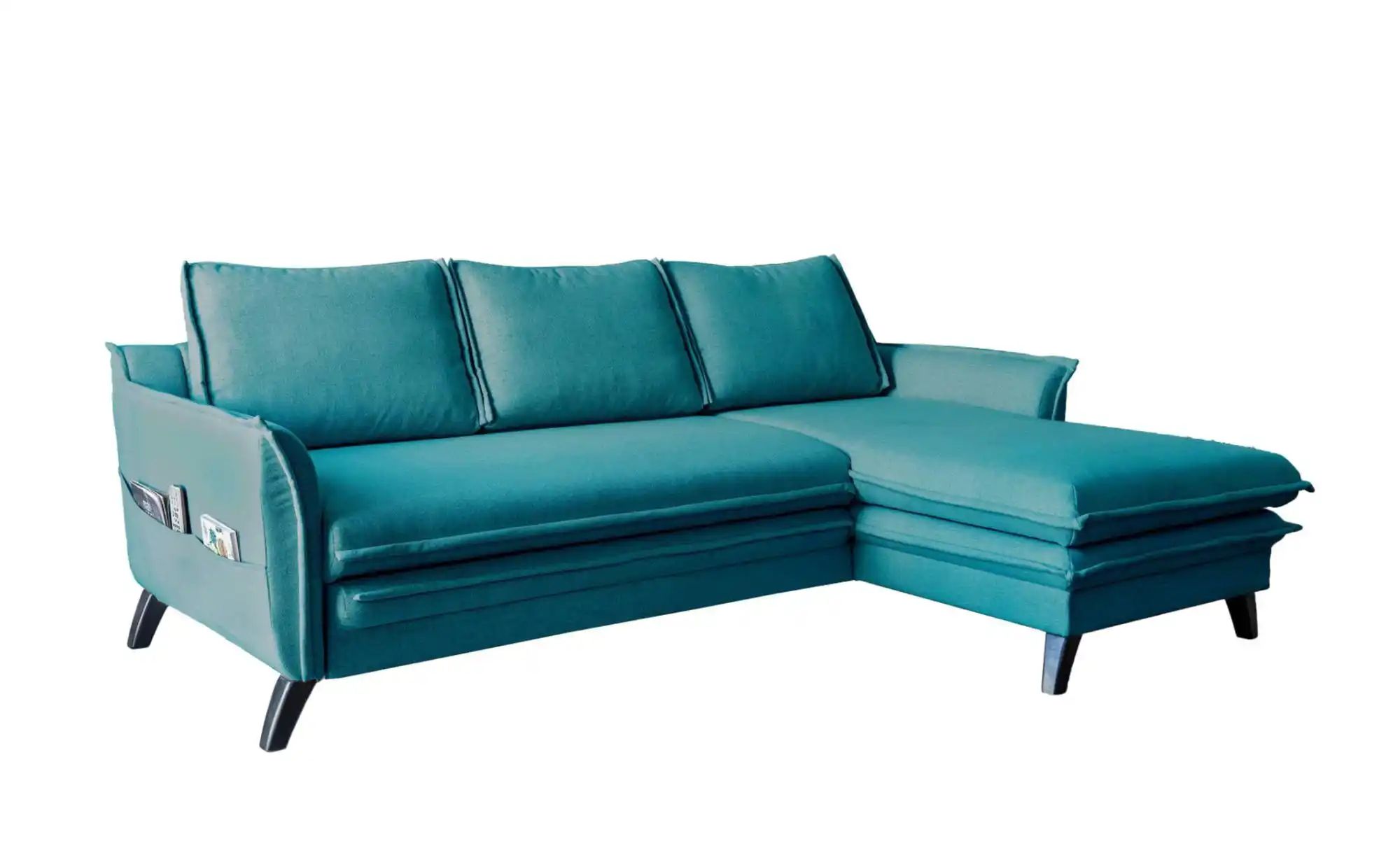 Miuform Ecksofa mit Schlaffunktion Charming Charlie ¦ türkis/petrol ¦ Maße günstig online kaufen
