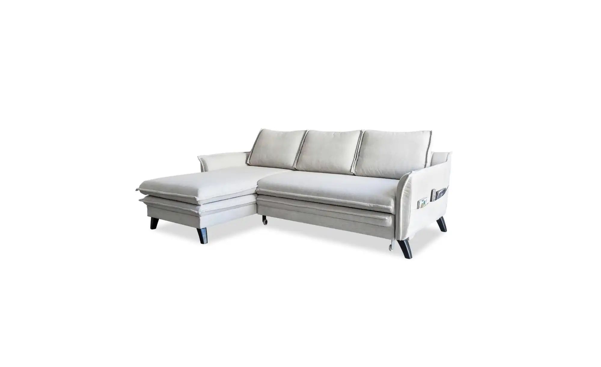 Miuform Ecksofa mit Schlaffunktion Charming Charlie ¦ beige ¦ Maße (cm): B: günstig online kaufen