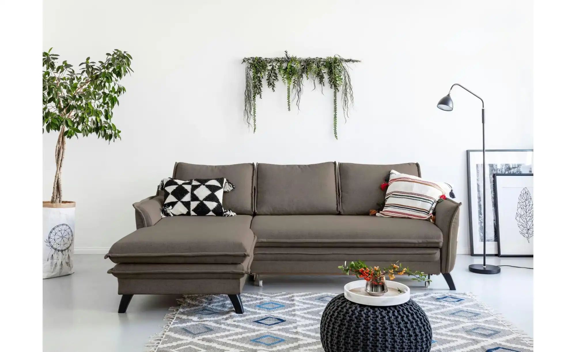 Thumbnail - Miuform Ecksofa mit Schlaffunktion Charming Charlie ¦ braun ¦ Maße (cm): B: 228 H: 90 Polstermöbel > Sofas > Ecksofas - ...