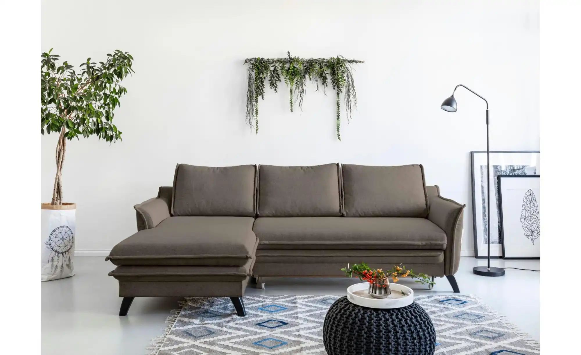Thumbnail - Miuform Ecksofa mit Schlaffunktion Charming Charlie ¦ braun ¦ Maße (cm): B: 228 H: 90 Polstermöbel > Sofas > Ecksofas - ...