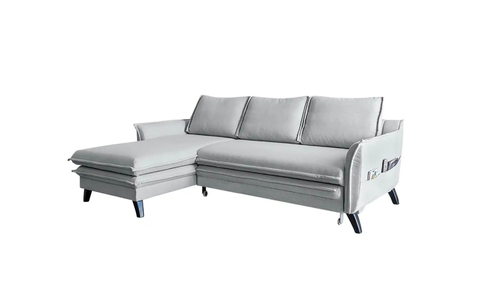Miuform Ecksofa mit Schlaffunktion Charming Charlie ¦ grau ¦ Maße (cm): B: günstig online kaufen