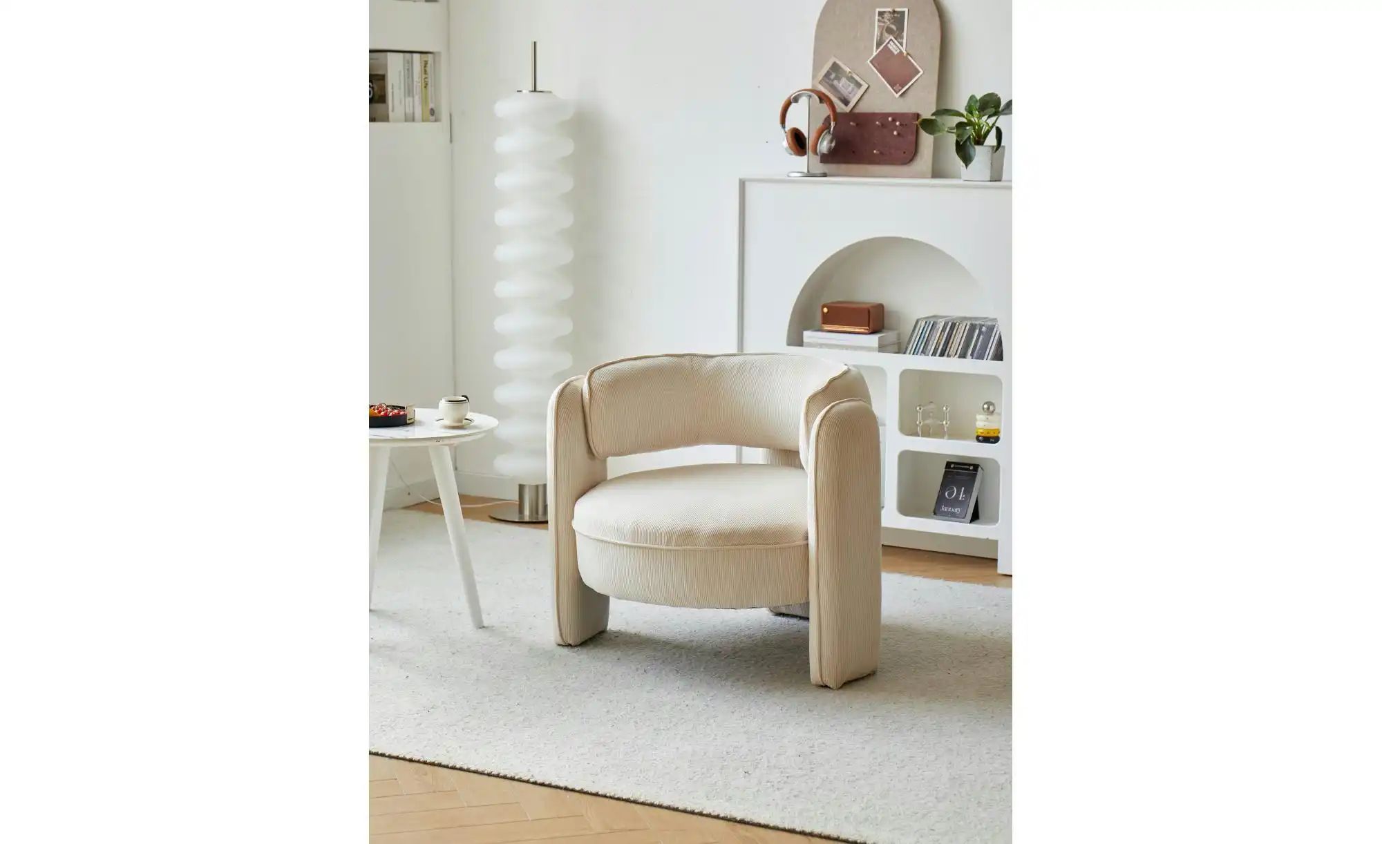 Sessel  Bangui ¦ beige ¦ Maße (cm): B: 85 H: 71 Polstermöbel > Sessel > Pol günstig online kaufen