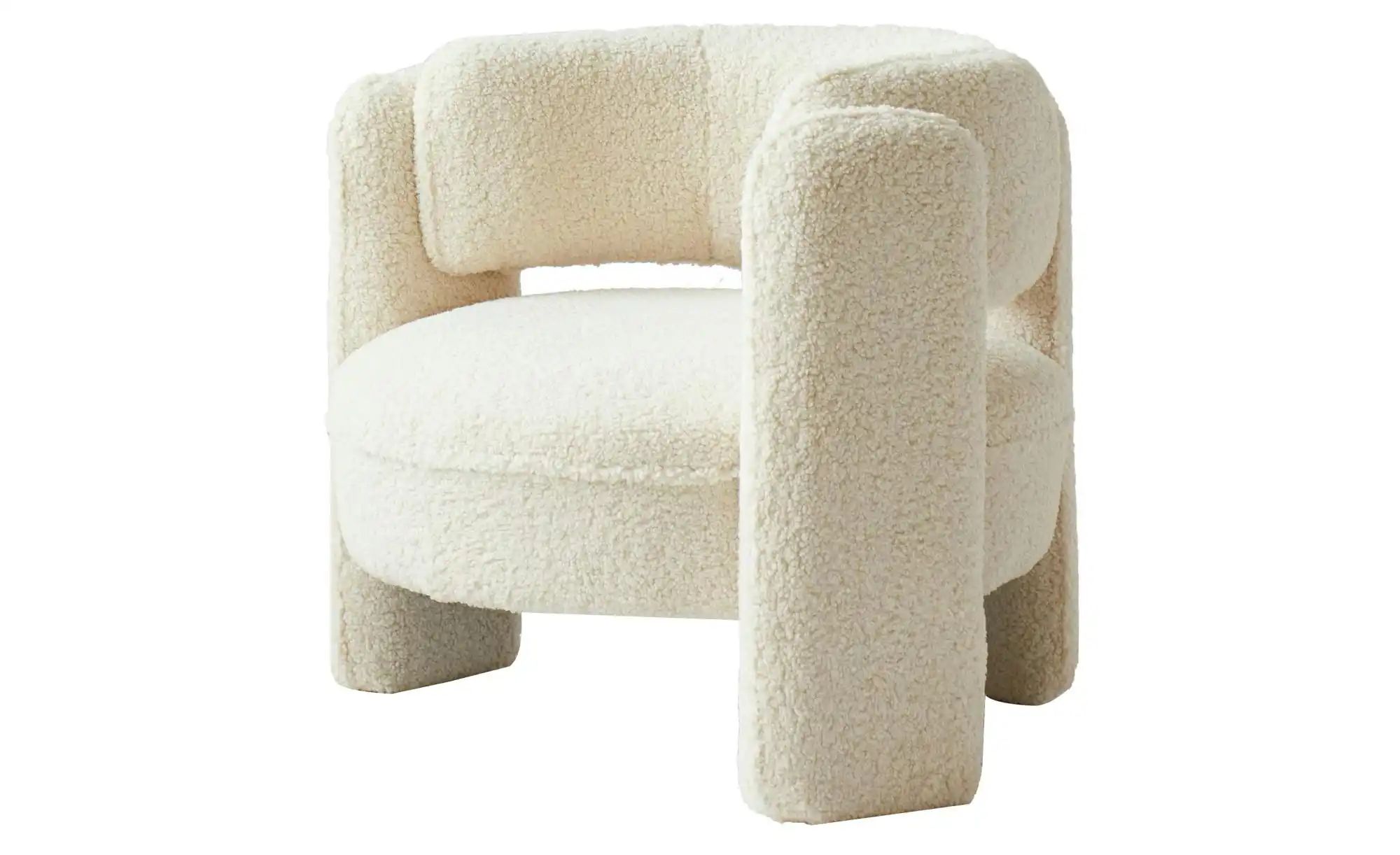 Sessel   ¦ weiß ¦ Maße (cm): B: 85 H: 71 Polstermöbel > Sessel > Polsterses günstig online kaufen