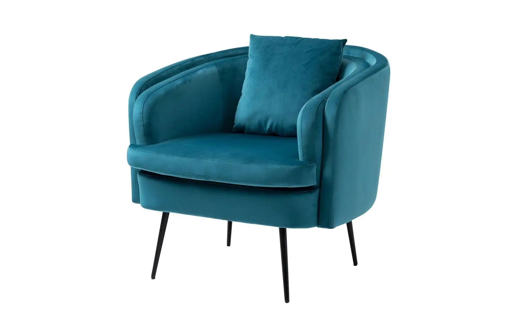 Sessel  Duke ¦ blau ¦ Maße (cm): B: 81 H: 76 Polstermöbel > Sessel > Polste günstig online kaufen