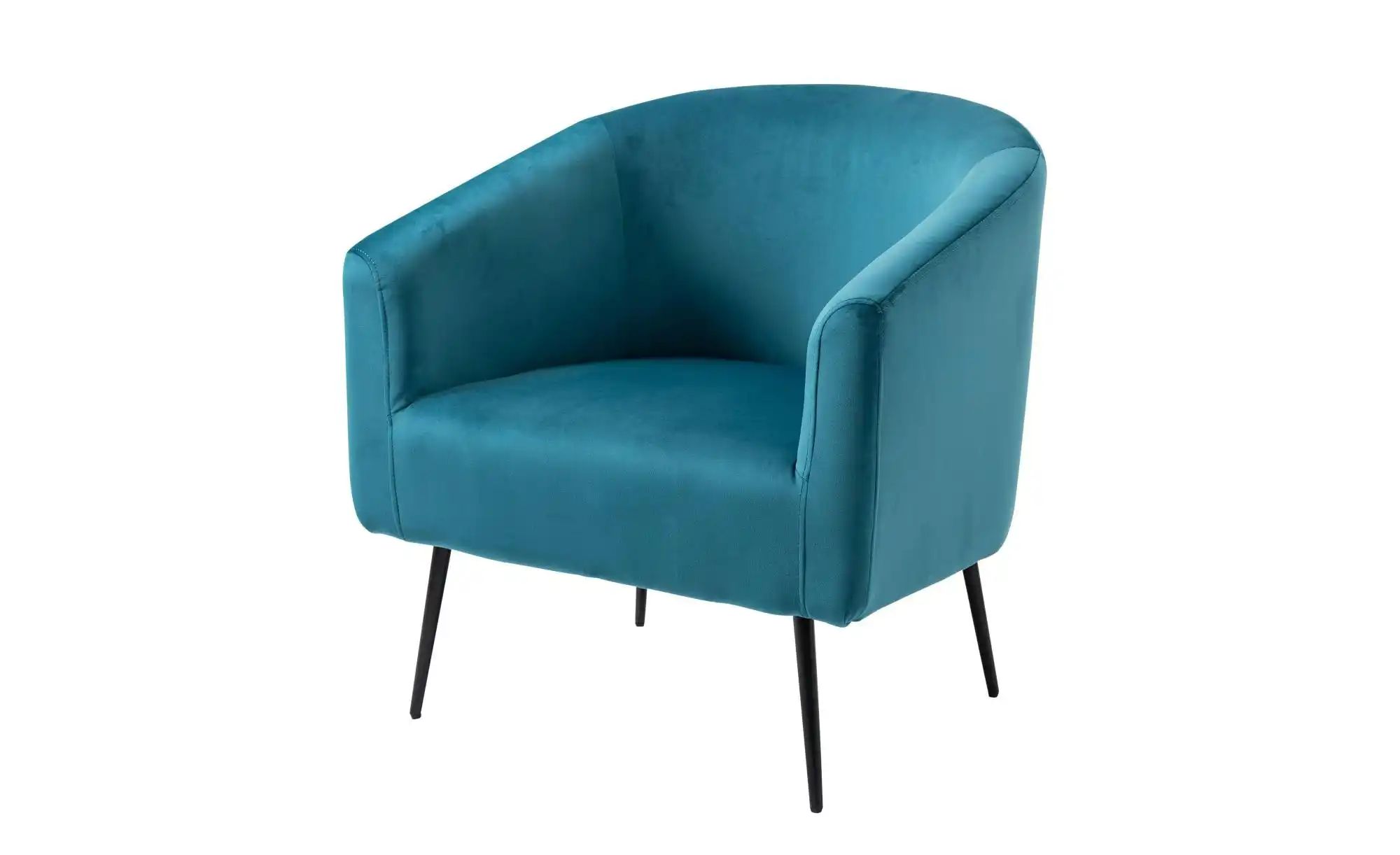 Sessel  Kiiruna ¦ blau ¦ Maße (cm): B: 75 H: 76 Polstermöbel > Sessel > Pol günstig online kaufen