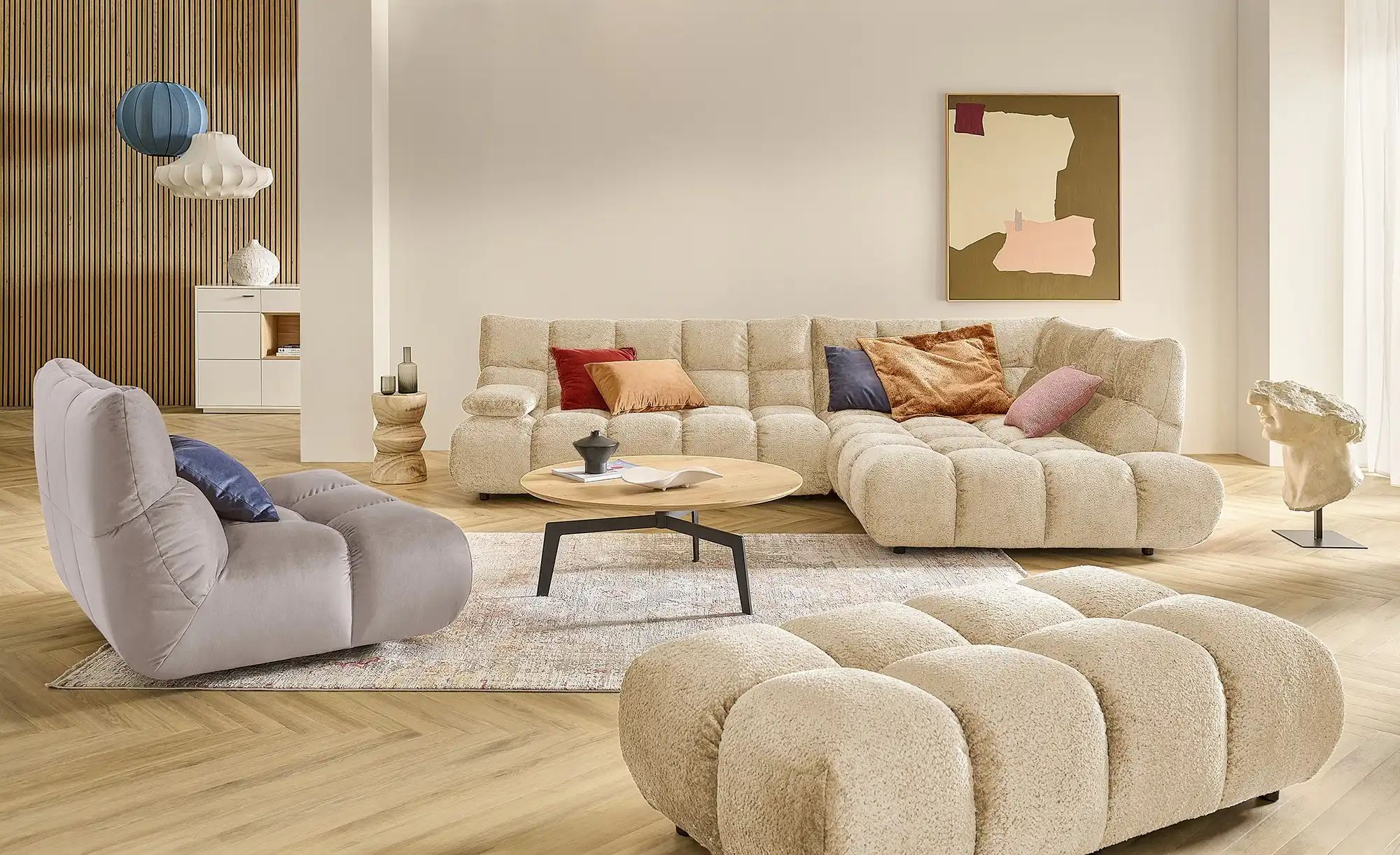 Jette Home Ecksofa  Gentle ¦ beige ¦ Maße (cm): B: 324 H: 85 T: 211.0 Polst günstig online kaufen