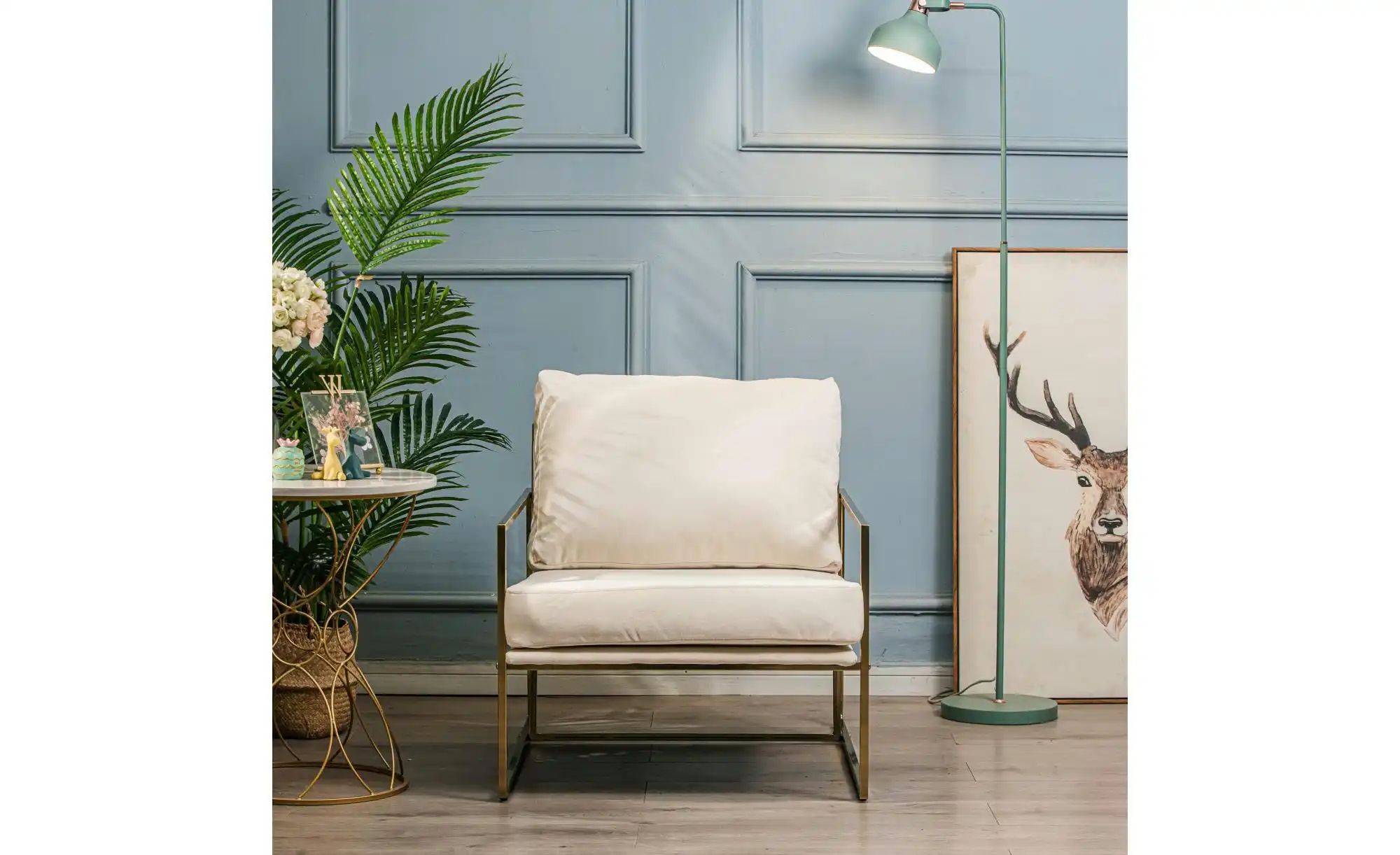 Thumbnail - Sessel Viborg ¦ beige ¦ Maße (cm): B: 68 H: 81 Polstermöbel > Sessel > Polstersessel - Höffner