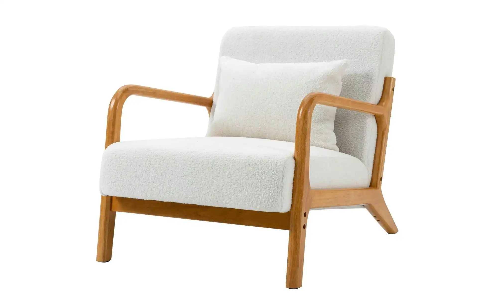 Sessel  Ohama ¦ weiß ¦ Maße (cm): B: 64 H: 74 Polstermöbel > Sessel > Polst günstig online kaufen