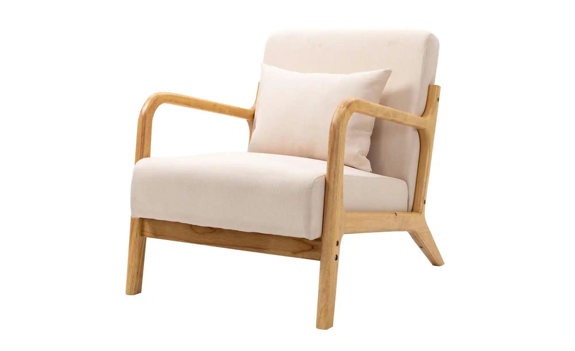 Sessel  Ohama ¦ beige ¦ Maße (cm): B: 64 H: 74 Polstermöbel > Sessel > Pols günstig online kaufen