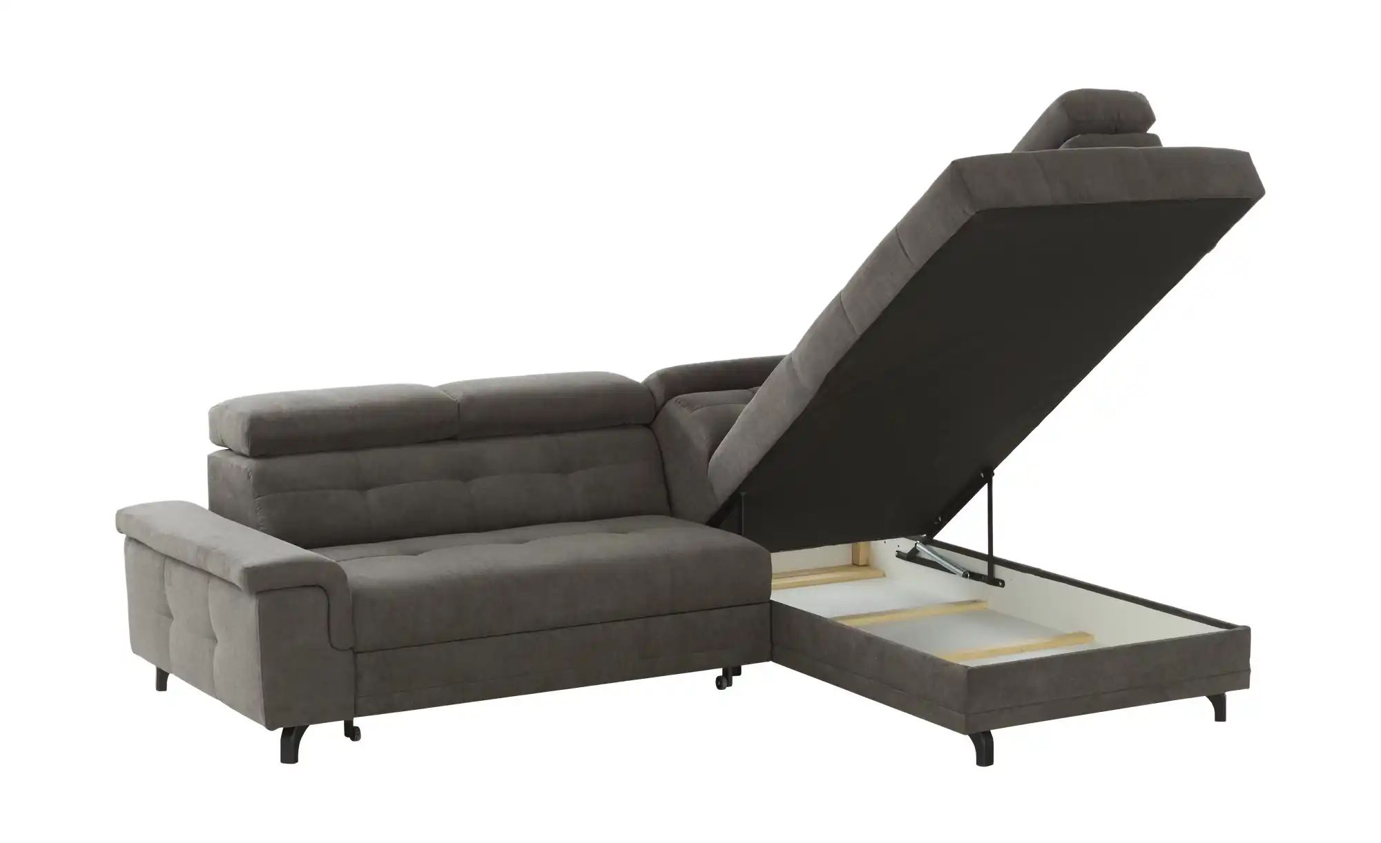 Thumbnail - Ecksofa  Frieda ¦ grau ¦ Maße (cm): B: 271 H: 87 T: 207.0 Polstermöbel > Sofas > 3-Sitzer - Höffner
