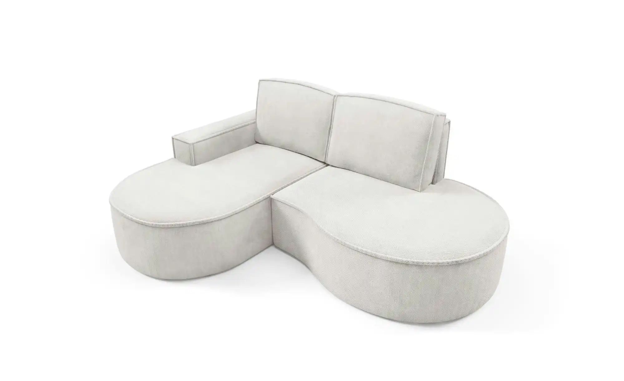 Ecksofa  Flow ¦ weiß ¦ Maße (cm): B: 210 H: 88 Polstermöbel > Sofas > Eckso günstig online kaufen
