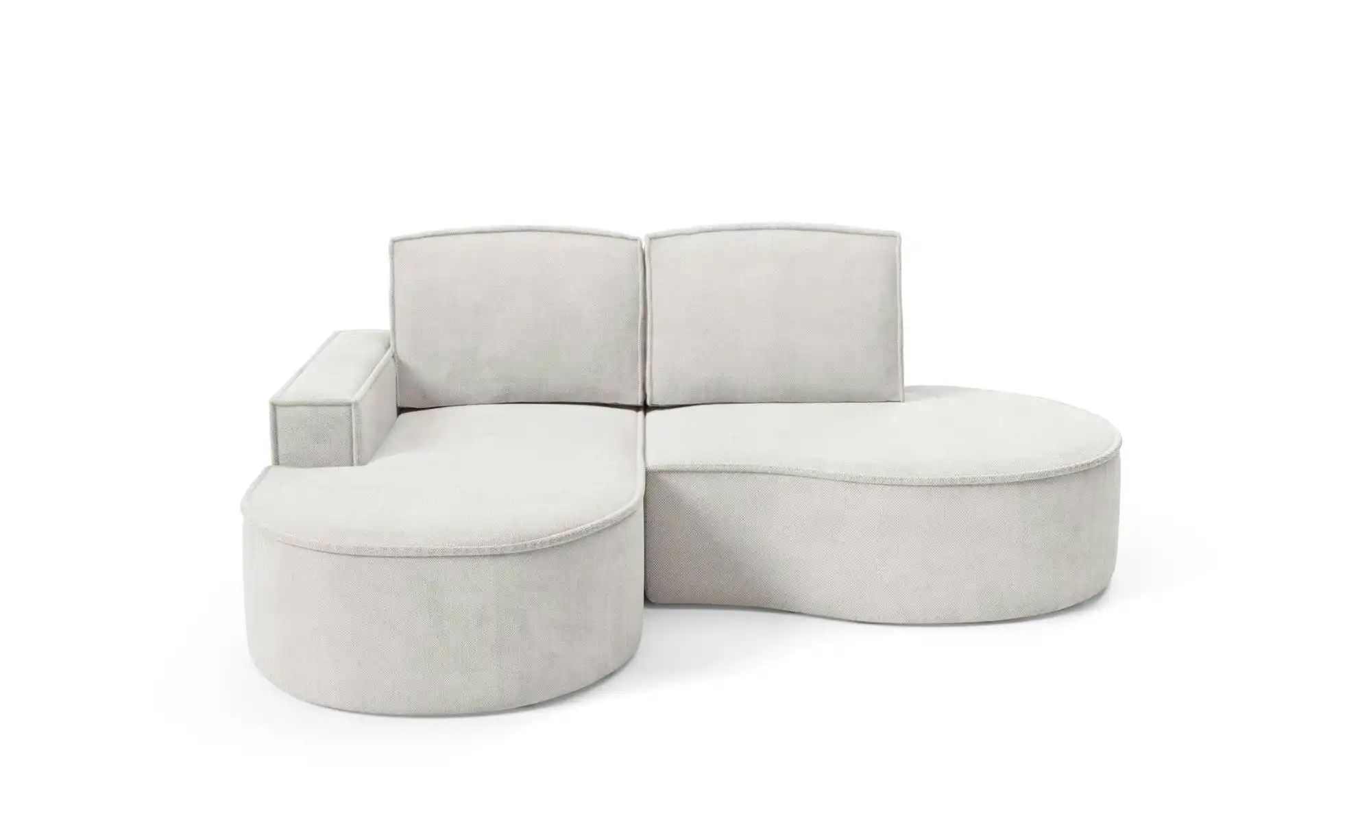 Ecksofa  Flow ¦ weiß ¦ Maße (cm): B: 210 H: 88 Polstermöbel > Sofas > Eckso günstig online kaufen