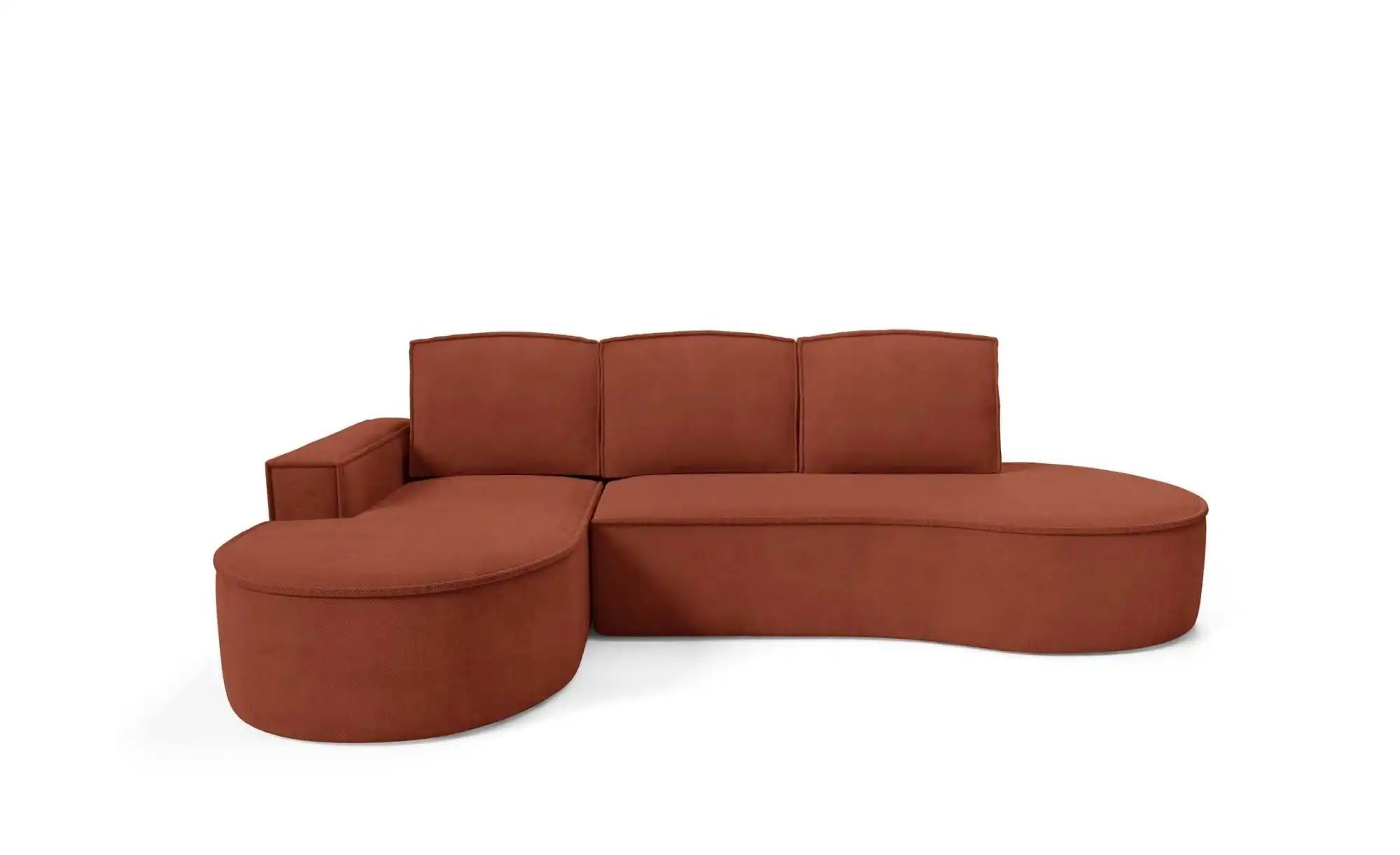 Ecksofa  Flow ¦ rot ¦ Maße (cm): B: 277 H: 88 Polstermöbel > Sofas > Ecksof günstig online kaufen