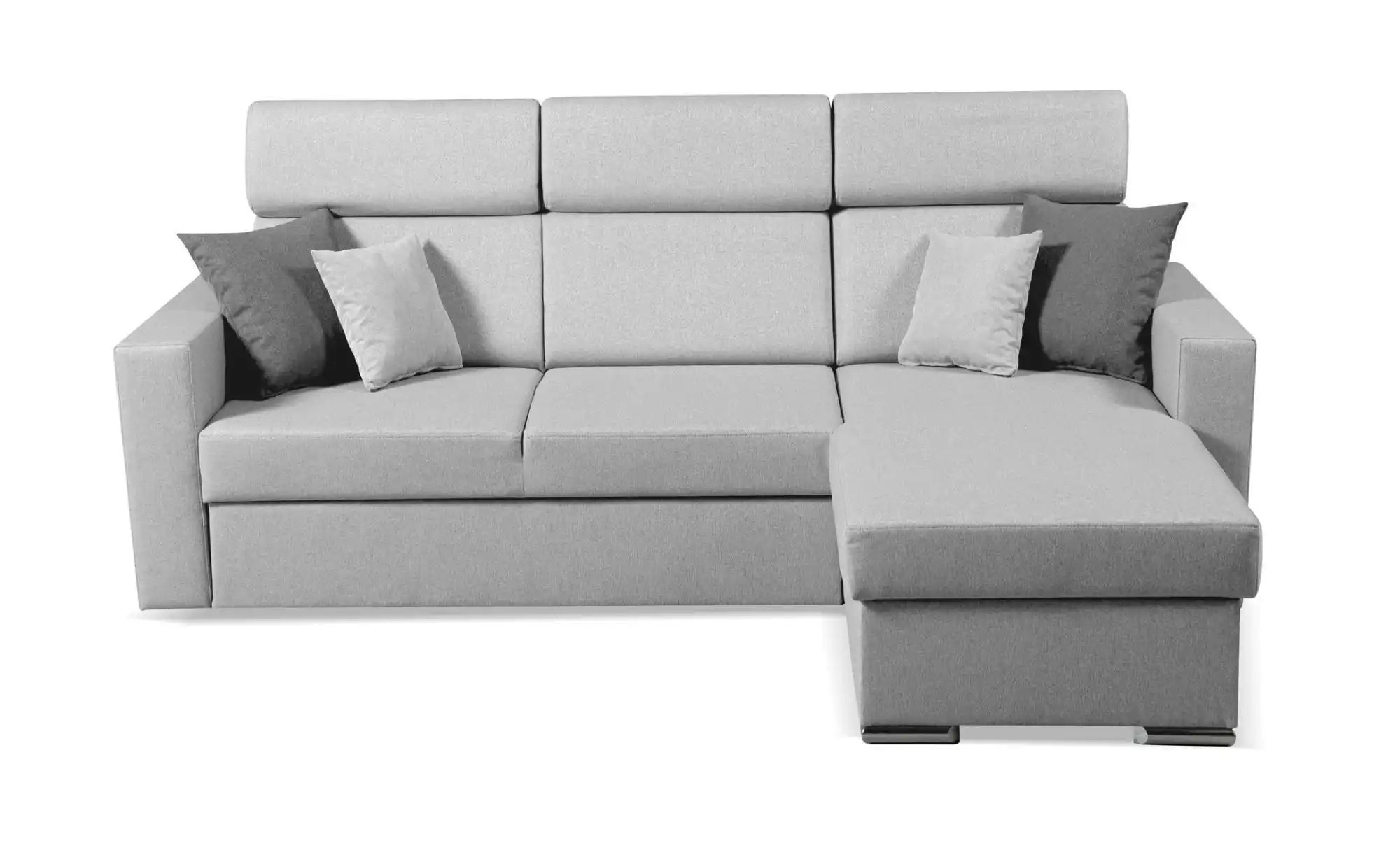 Ecksofa  Mils ¦ grau ¦ Maße (cm): B: 215 H: 97 Polstermöbel > Sofas > Eckso günstig online kaufen
